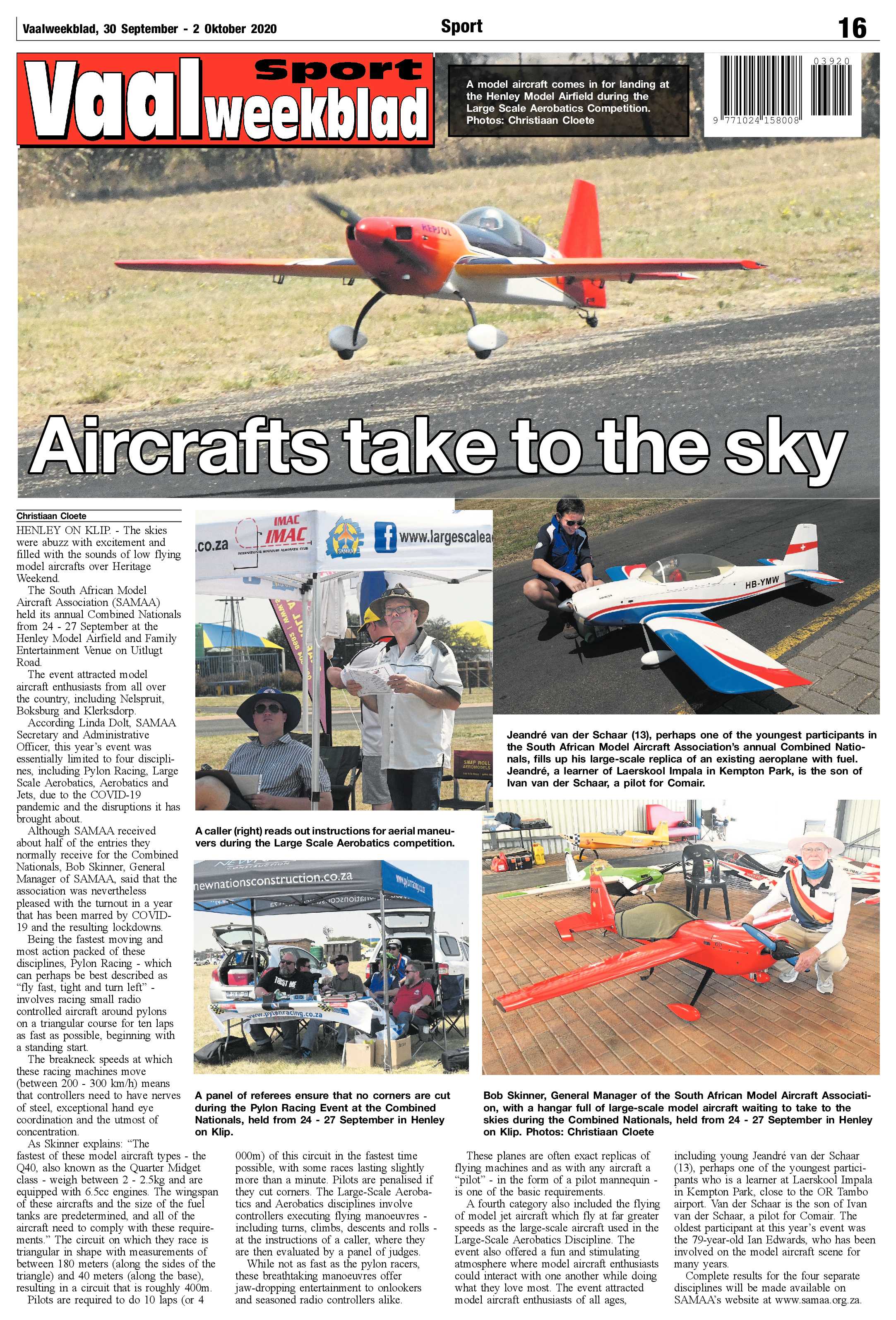 Vaalweekblad 30 September – 2 Oktober 2020 page 16