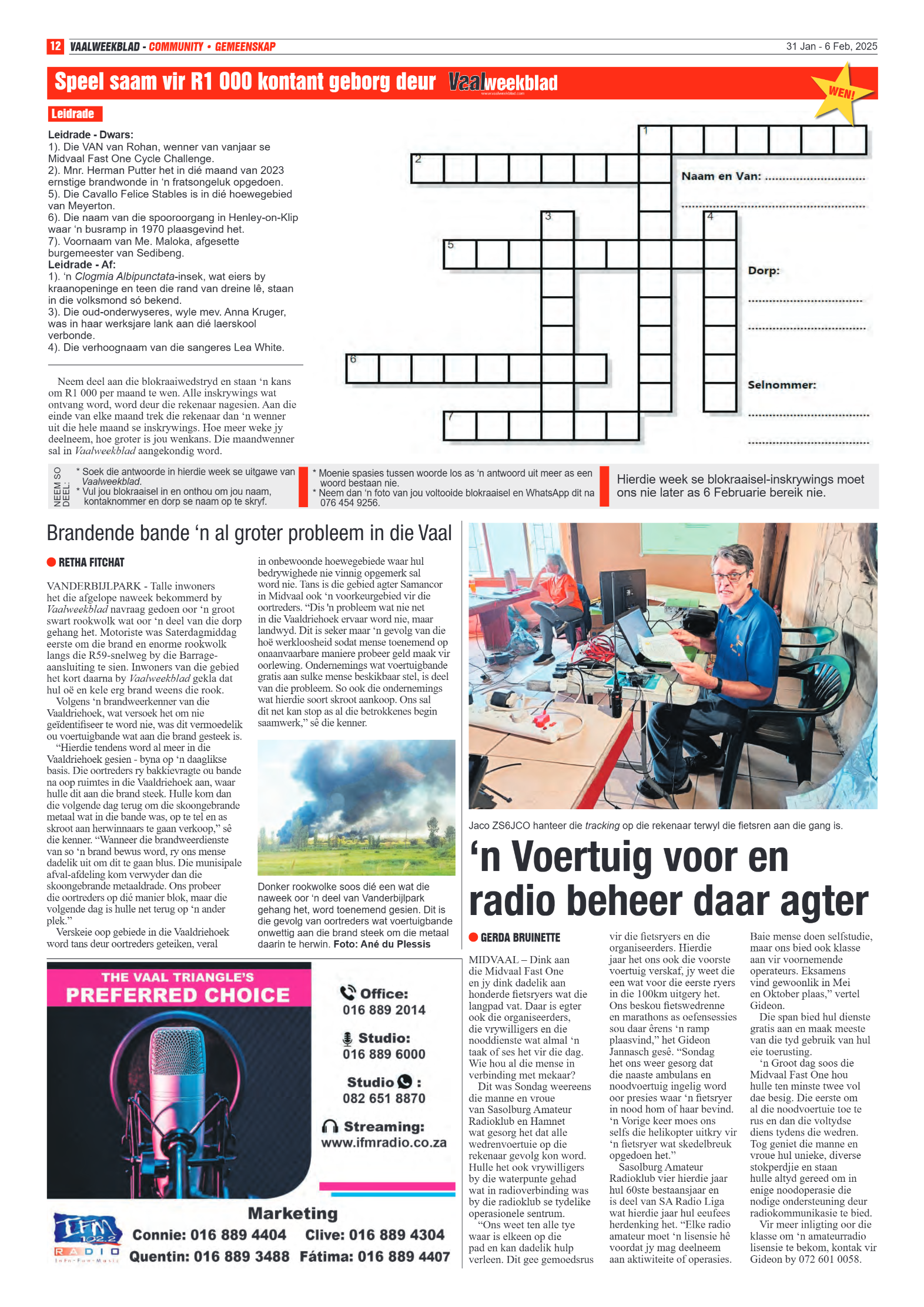 Vaalweekblad 31 Jan – 6 Feb, 2025 page 12