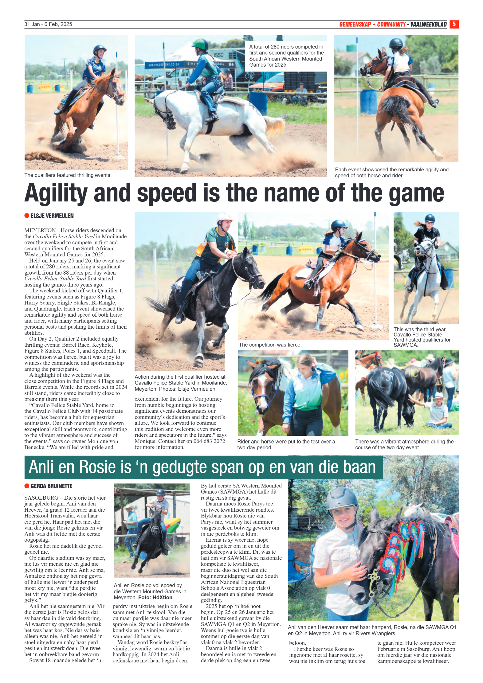 Vaalweekblad 31 Jan – 6 Feb, 2025 page 5