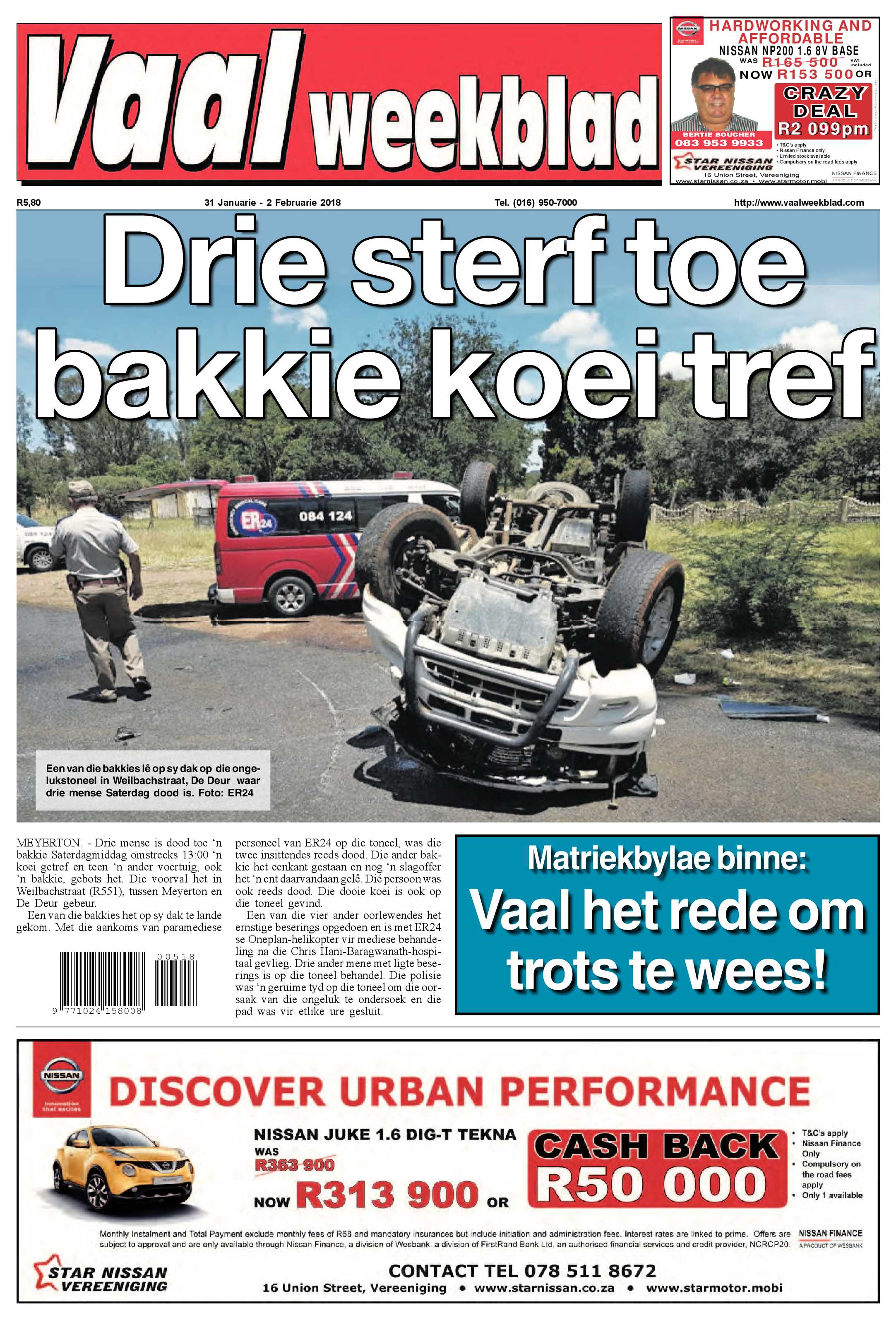 Vaalweekblad 31 Januarie – 2 Februarie 2018 page 1