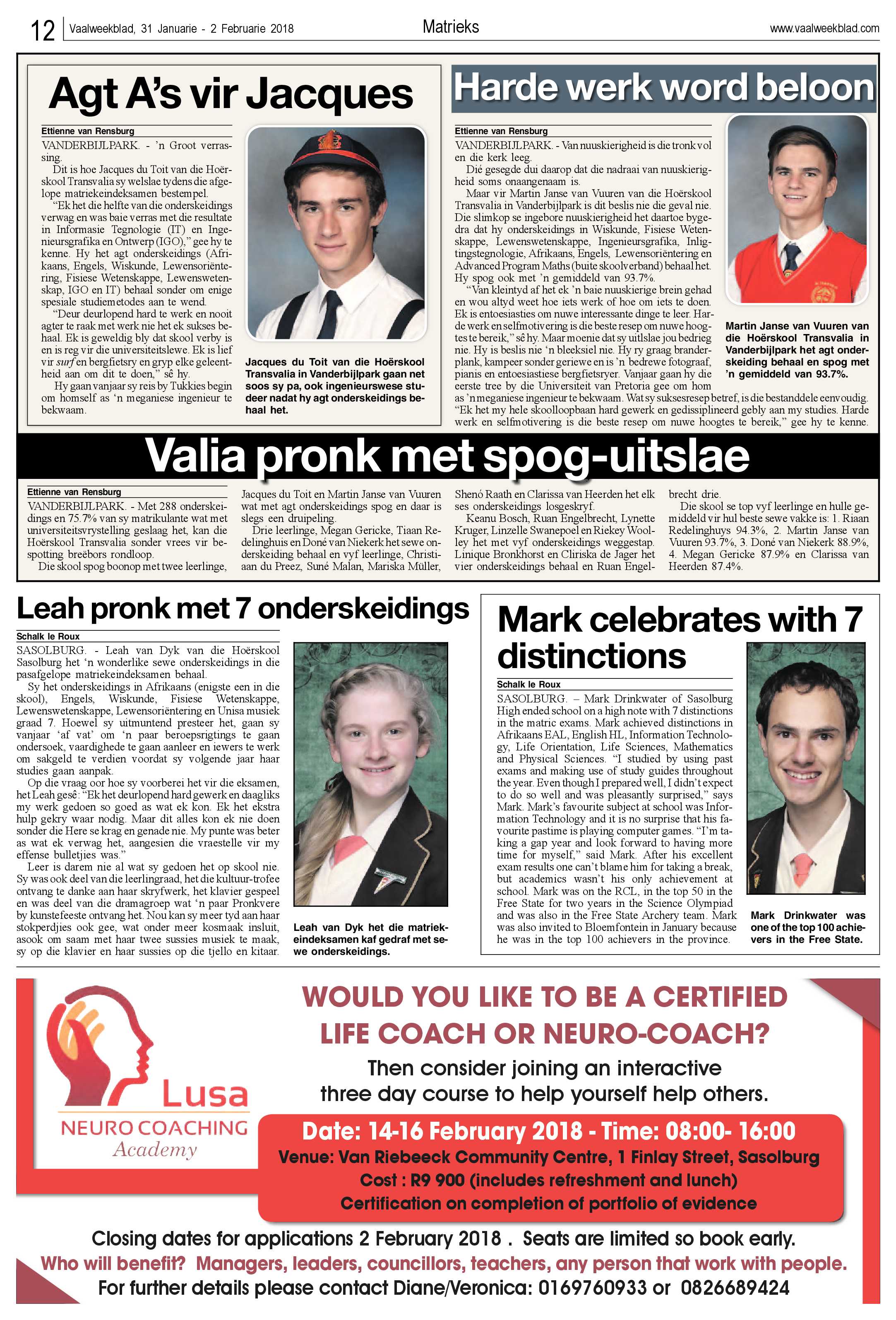 Vaalweekblad 31 Januarie – 2 Februarie 2018 page 12