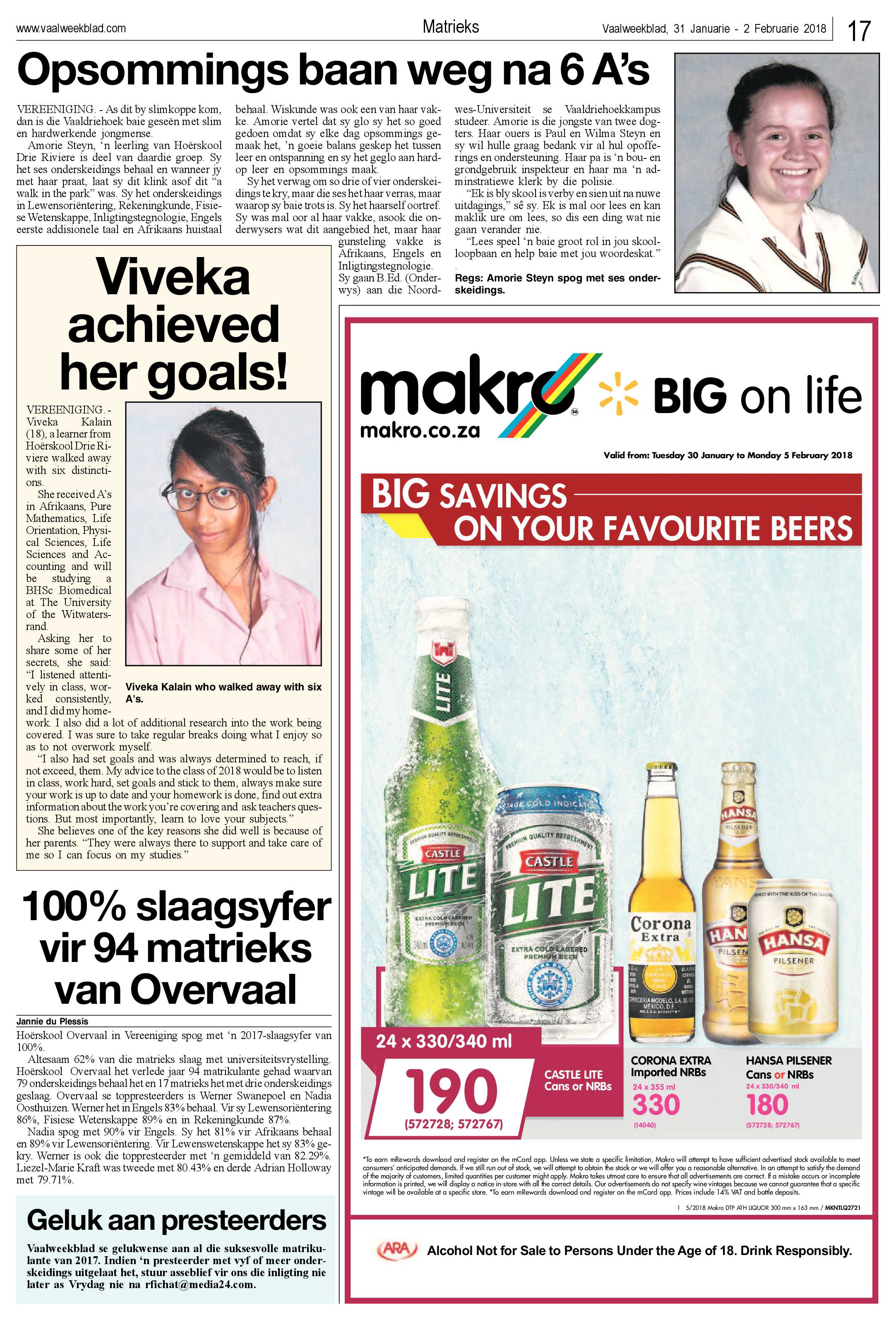 Vaalweekblad 31 Januarie – 2 Februarie 2018 page 17