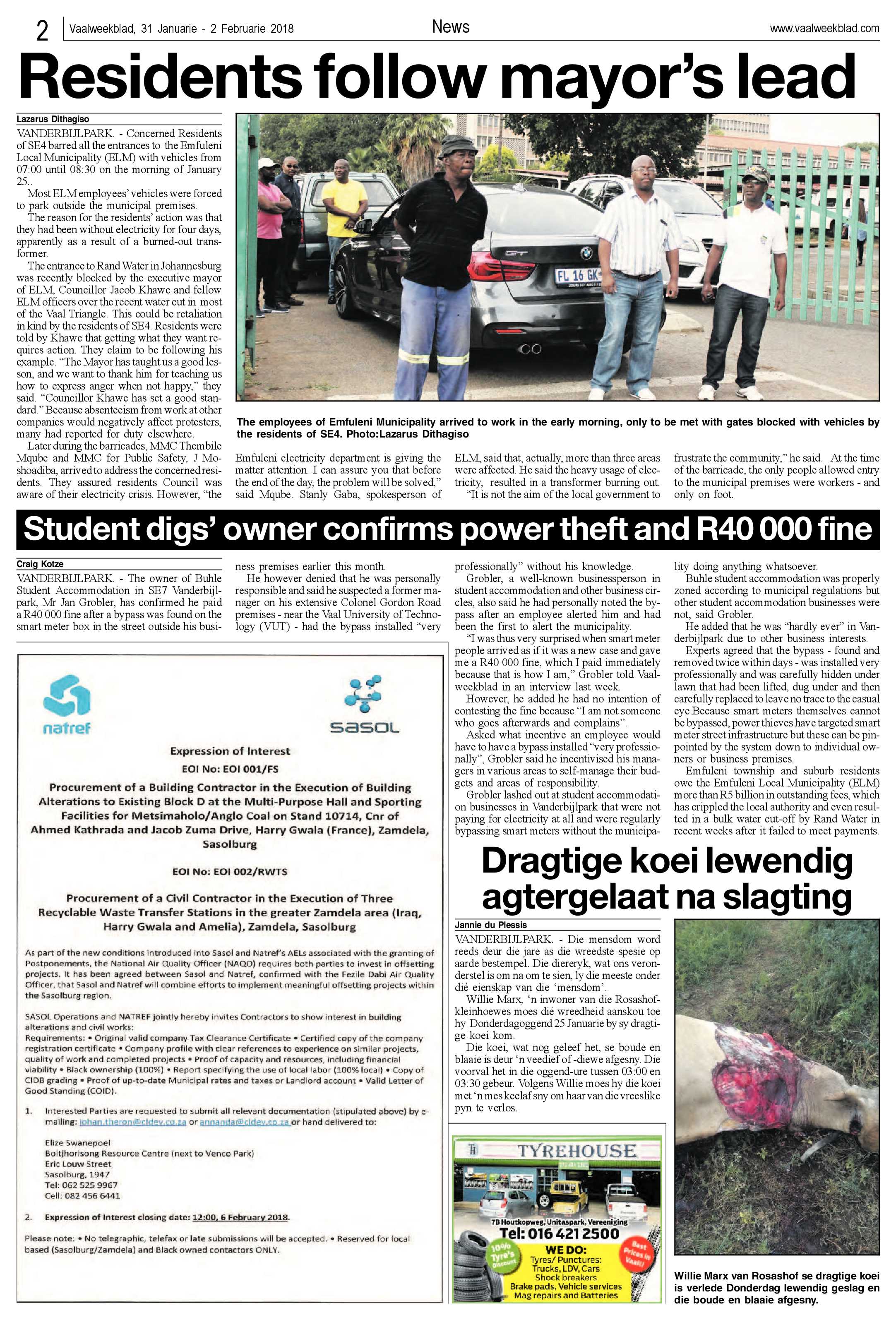Vaalweekblad 31 Januarie – 2 Februarie 2018 page 2