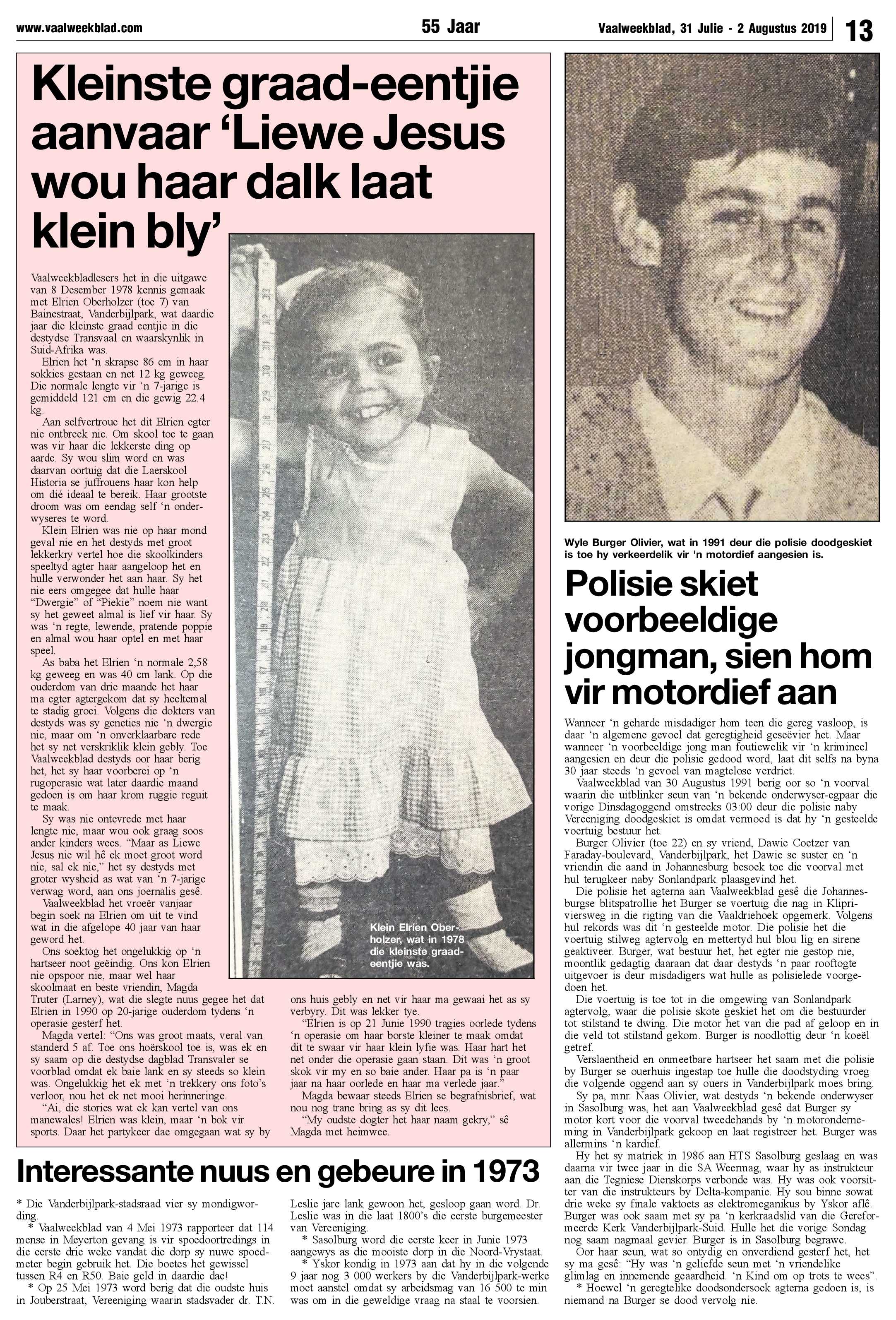 Vaalweekblad 31 Julie – 2 Augustus 2019 page 13