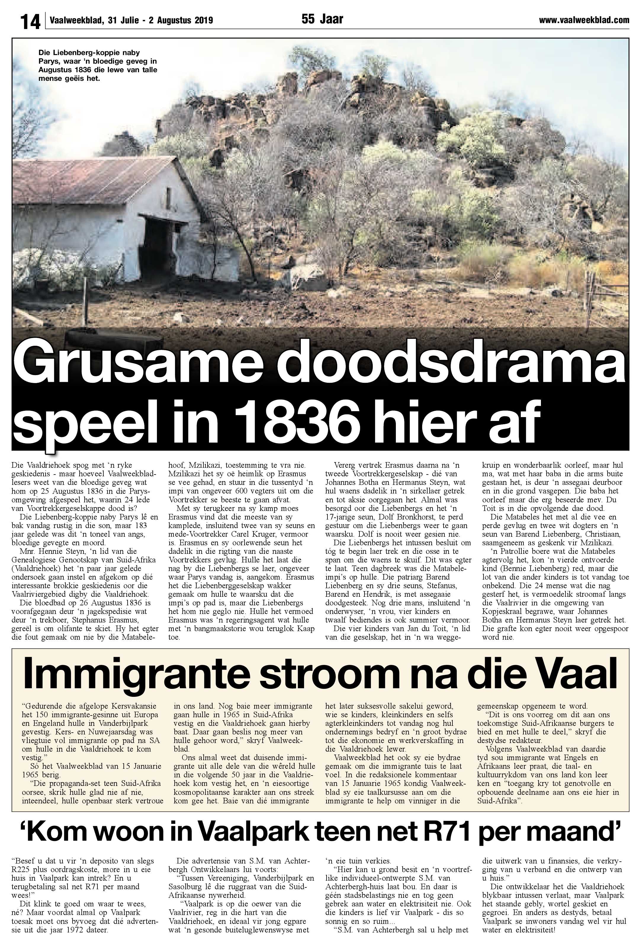 Vaalweekblad 31 Julie – 2 Augustus 2019 page 14