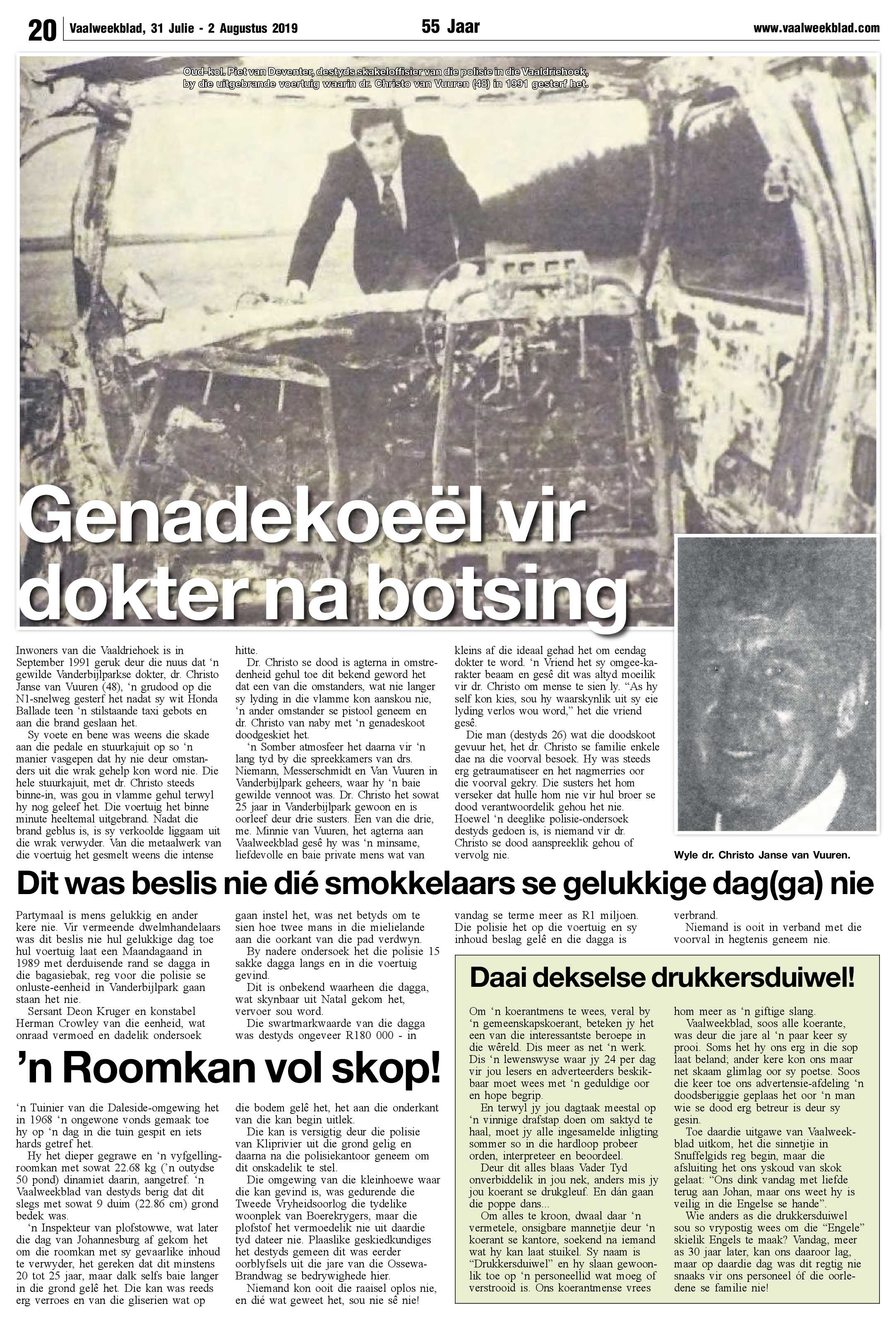Vaalweekblad 31 Julie – 2 Augustus 2019 page 20