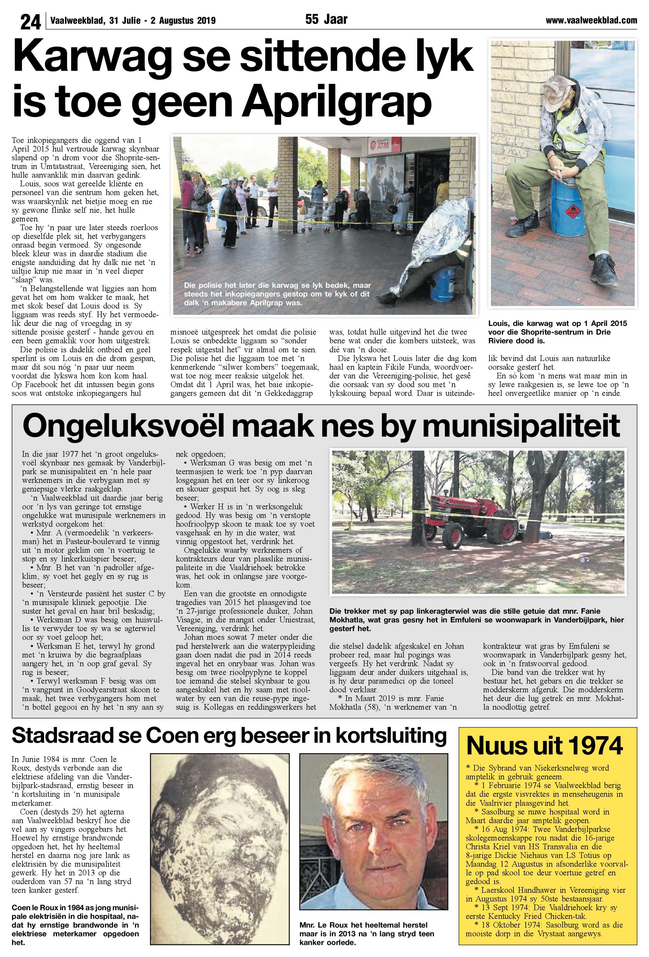 Vaalweekblad 31 Julie – 2 Augustus 2019 page 24