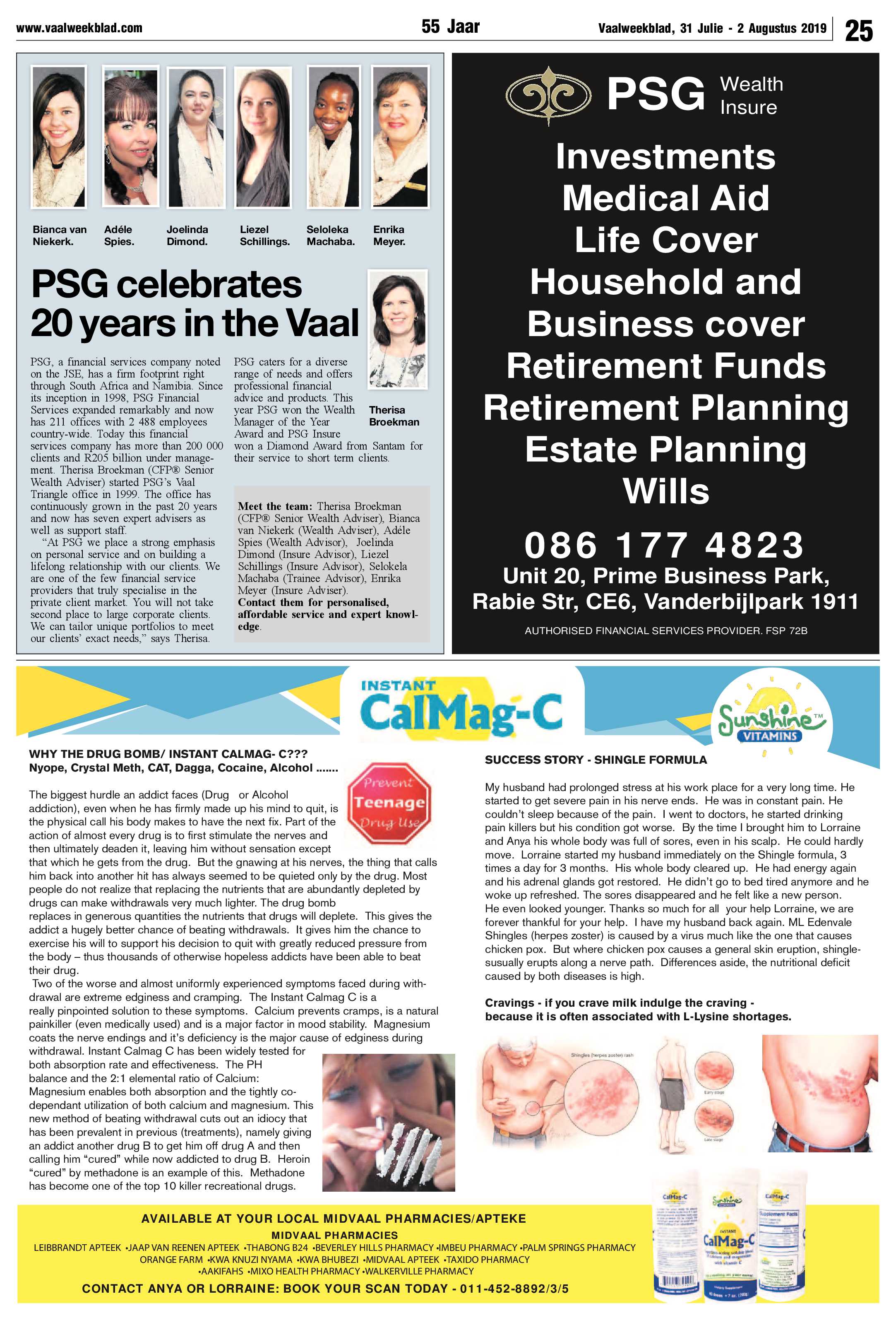 Vaalweekblad 31 Julie – 2 Augustus 2019 page 25