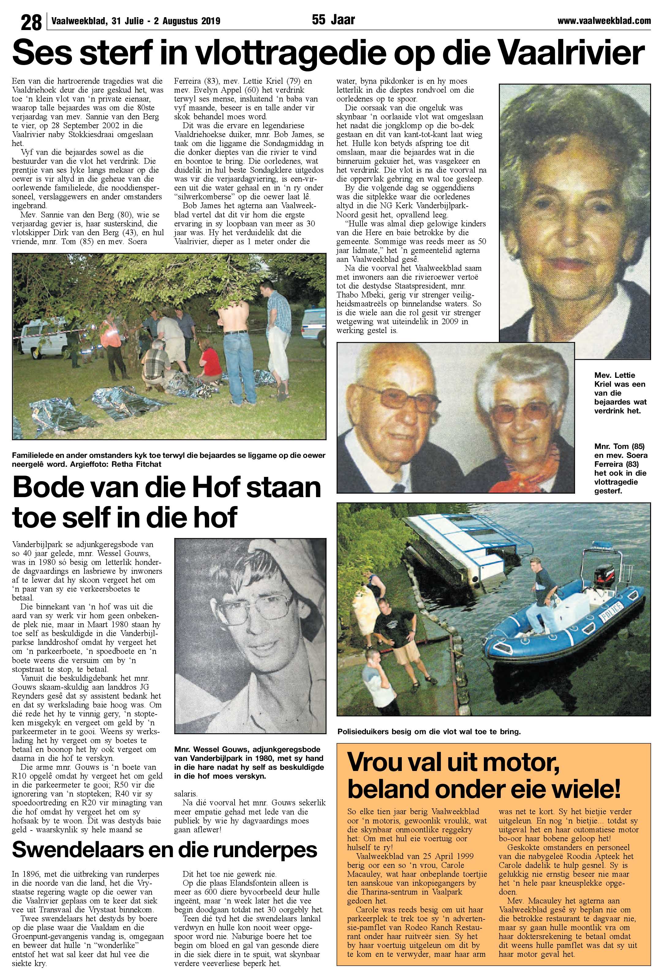 Vaalweekblad 31 Julie – 2 Augustus 2019 page 28