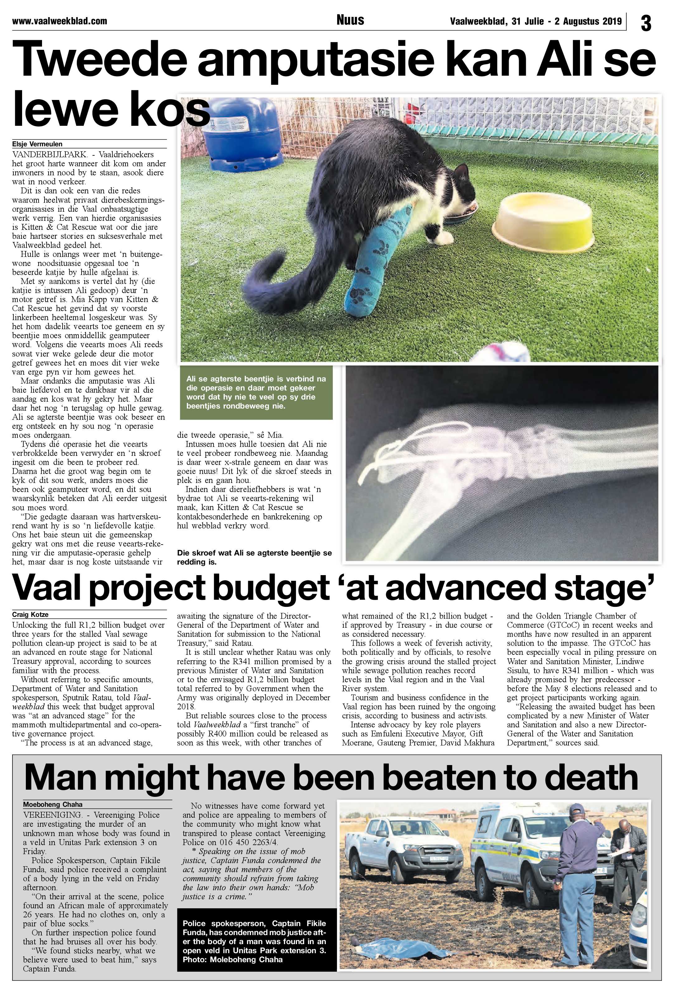 Vaalweekblad 31 Julie – 2 Augustus 2019 page 3