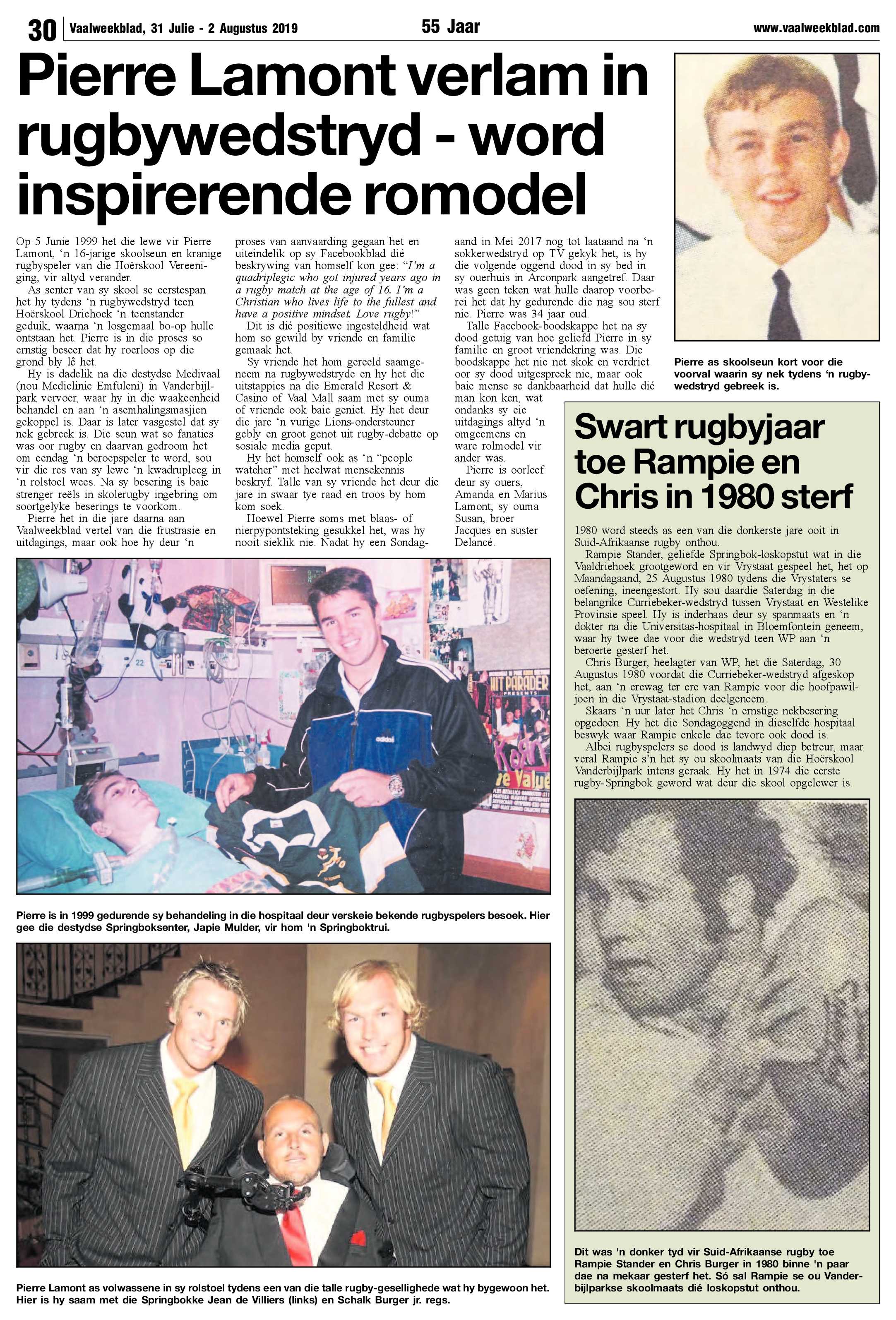 Vaalweekblad 31 Julie – 2 Augustus 2019 page 30