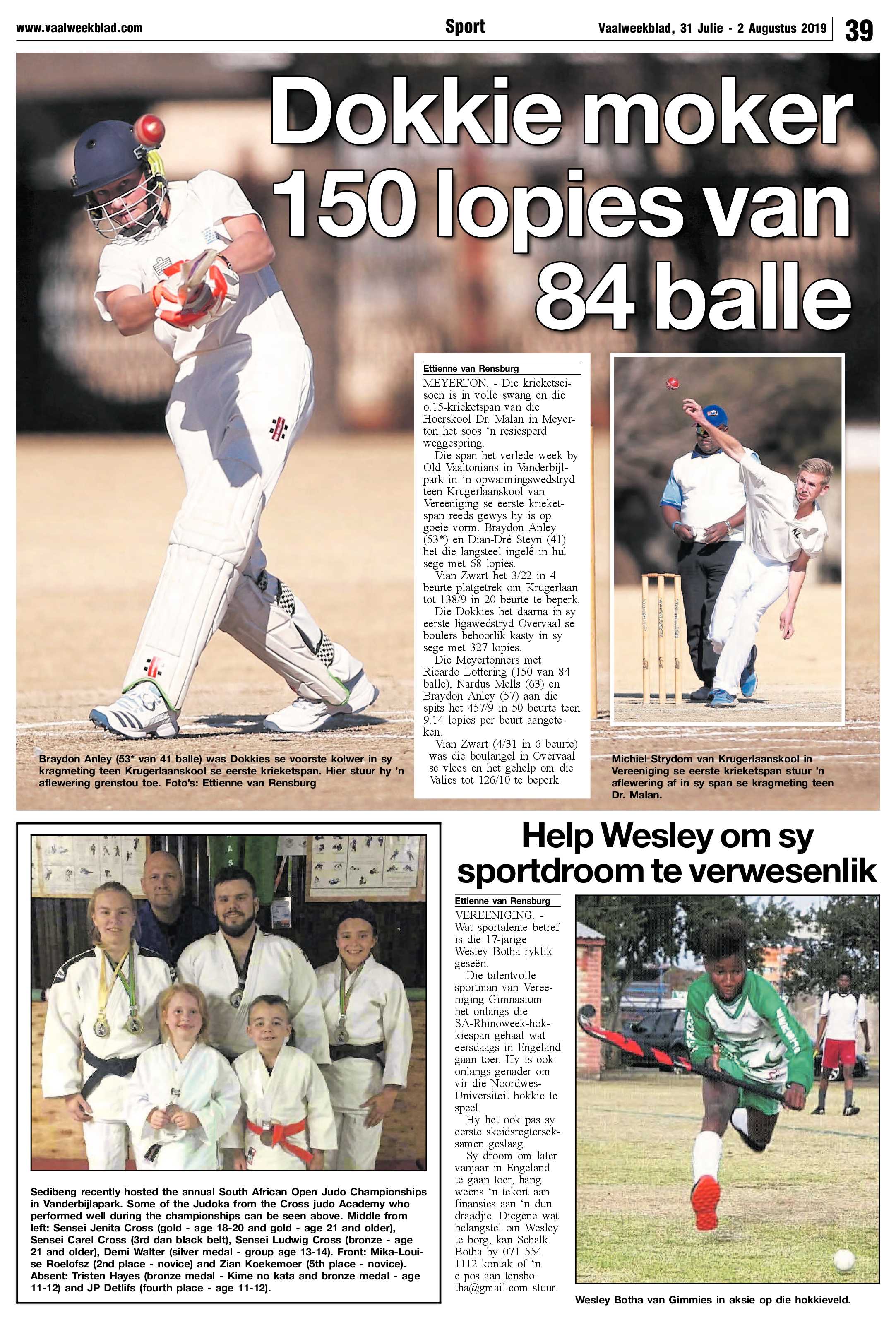 Vaalweekblad 31 Julie – 2 Augustus 2019 page 39
