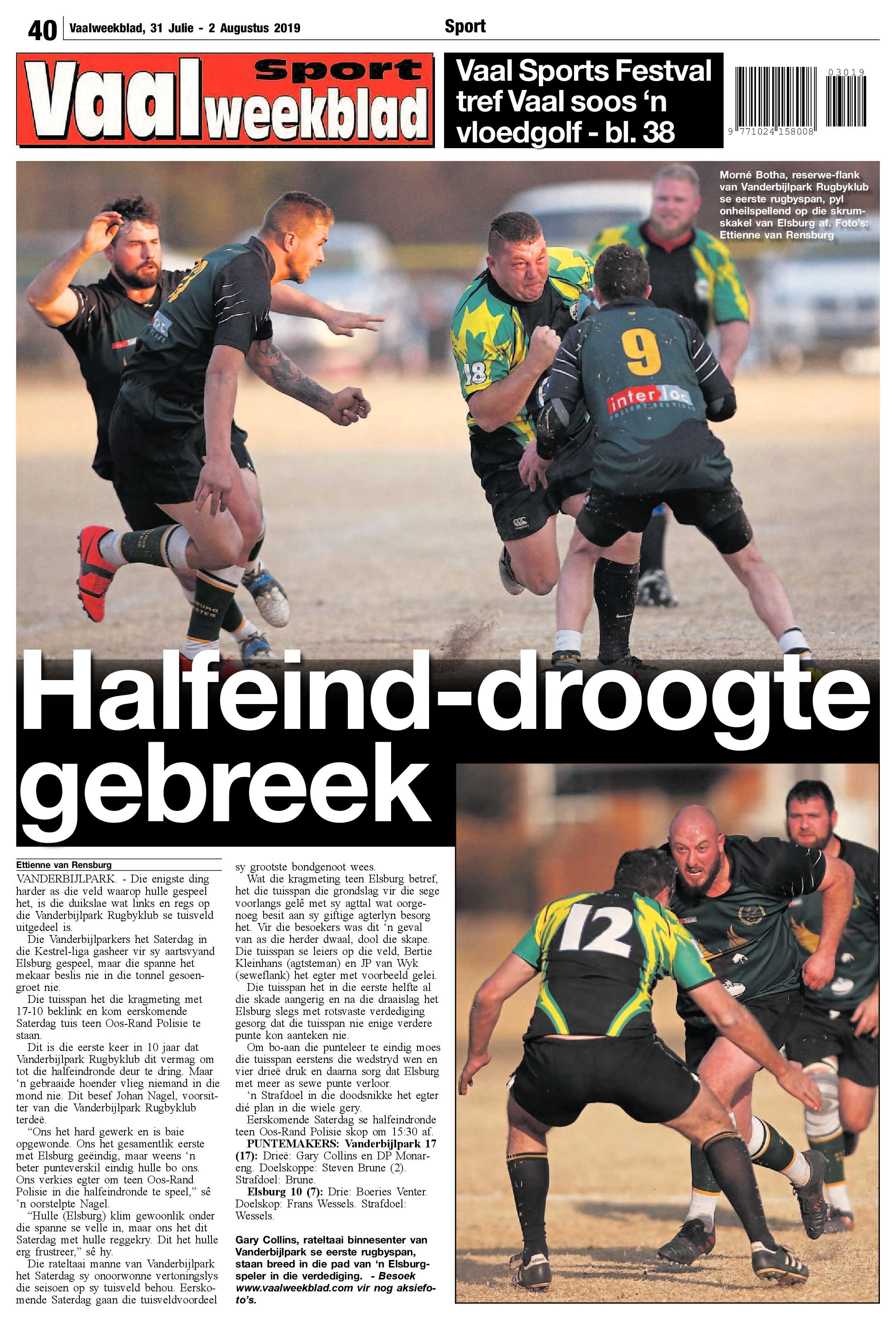 Vaalweekblad 31 Julie – 2 Augustus 2019 page 40
