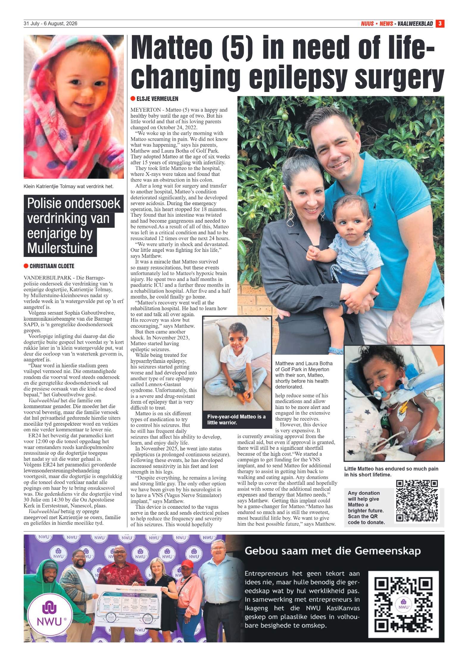 Vaalweekblad – 31 Julie 2026 page 3