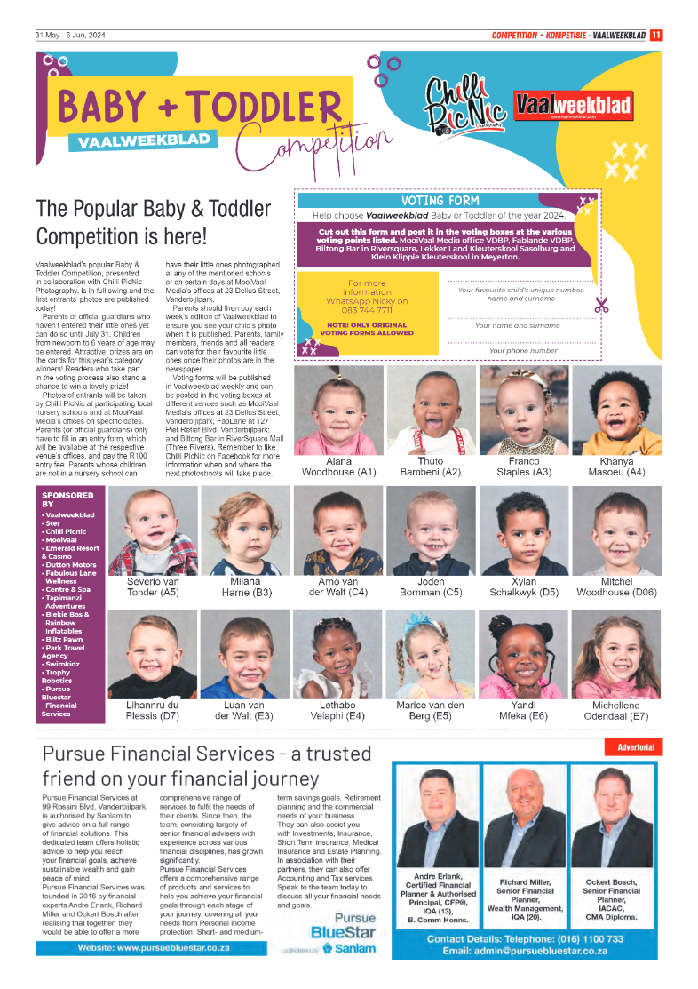 Vaalweekblad – 31 May – 6 Jun, 2024 page 11