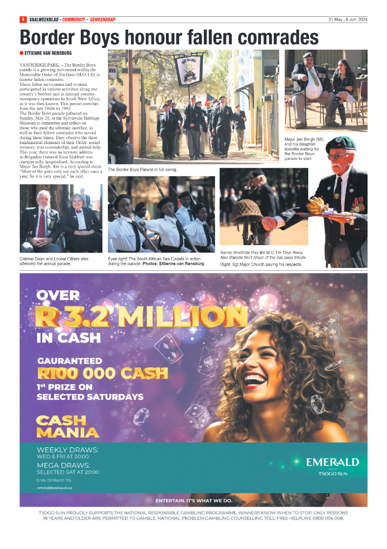 Vaalweekblad – 31 May – 6 Jun, 2024 page 4