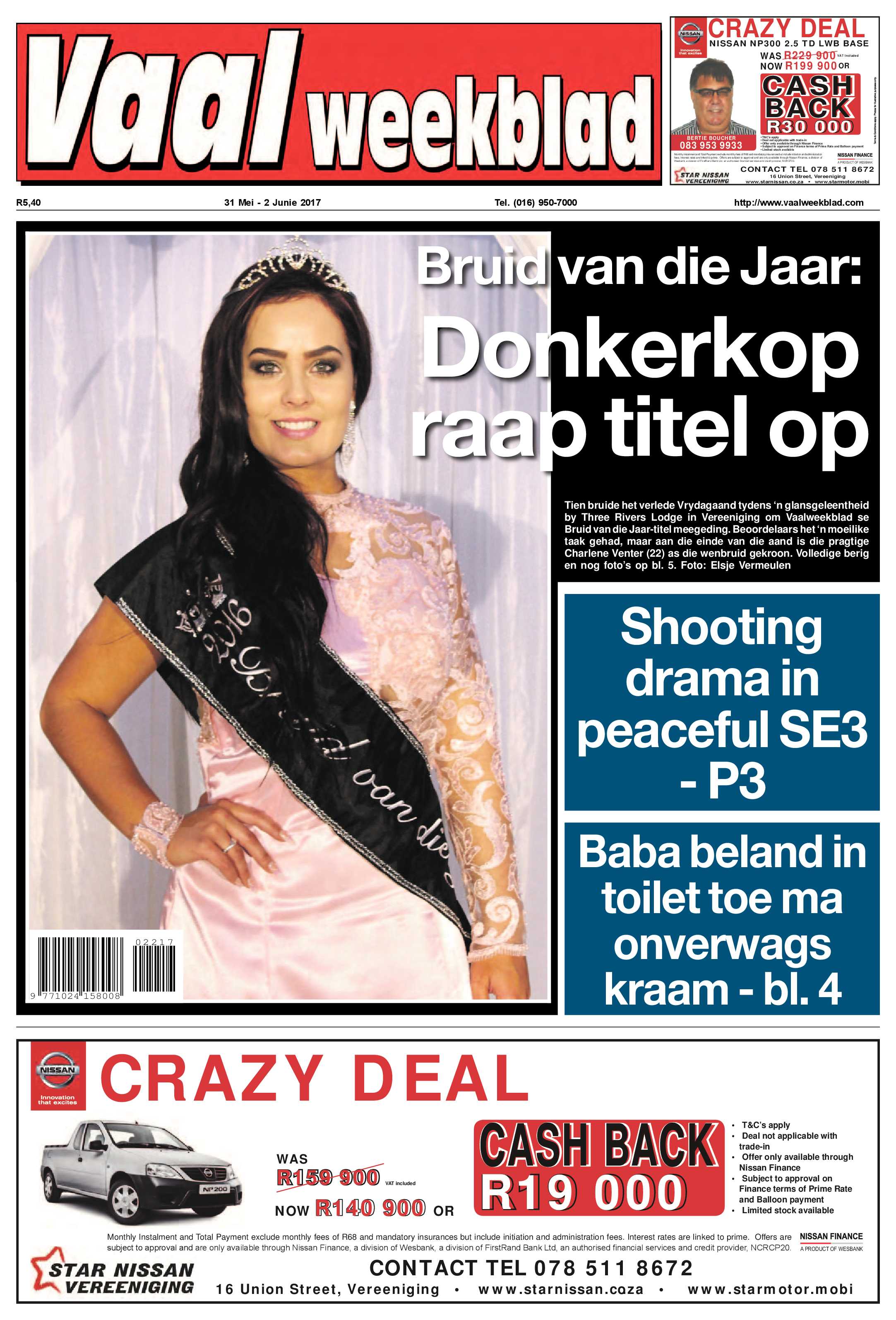 Vaalweekblad 30 Mei – 2 Junie 2017 page 1