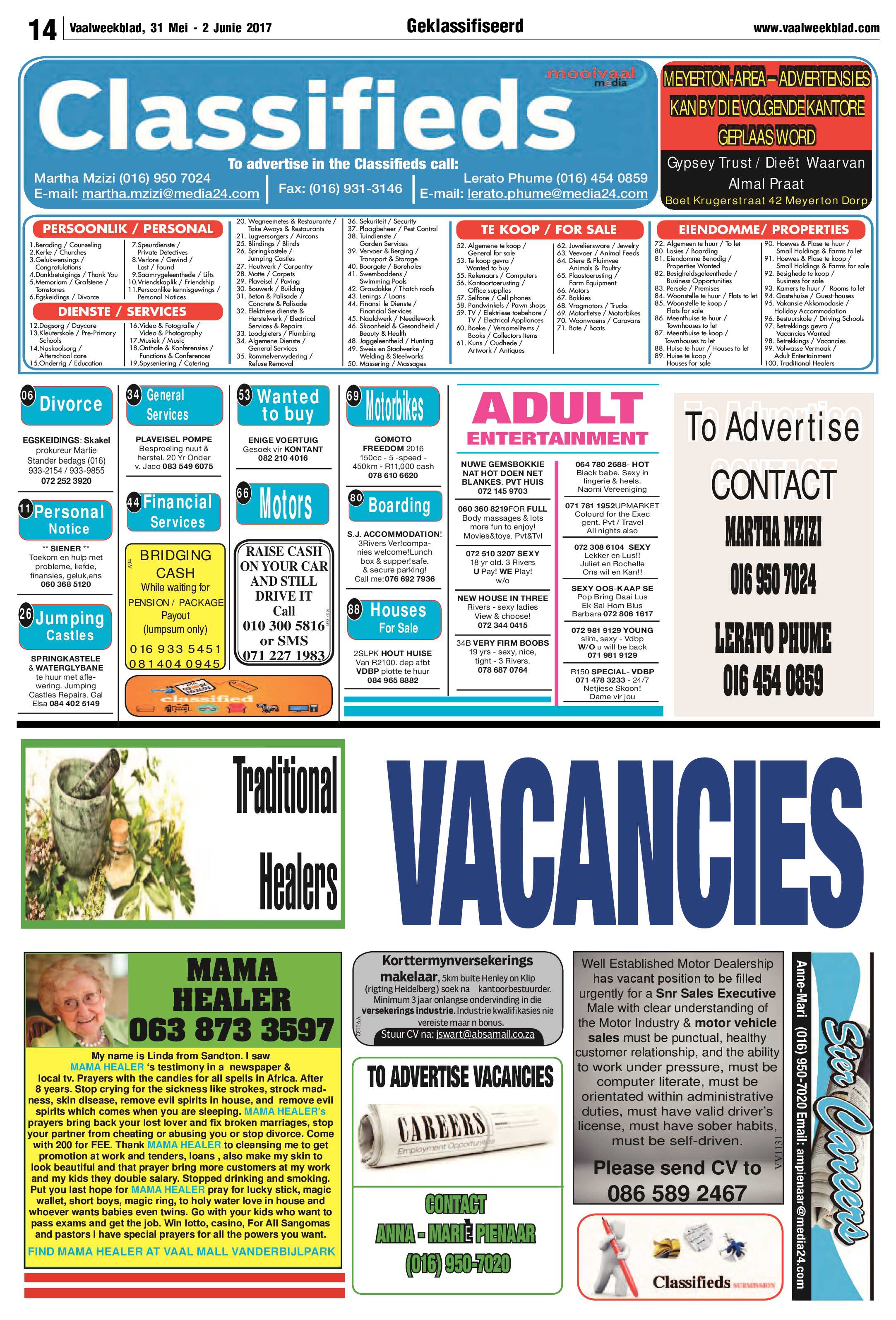 Vaalweekblad 30 Mei – 2 Junie 2017 page 14