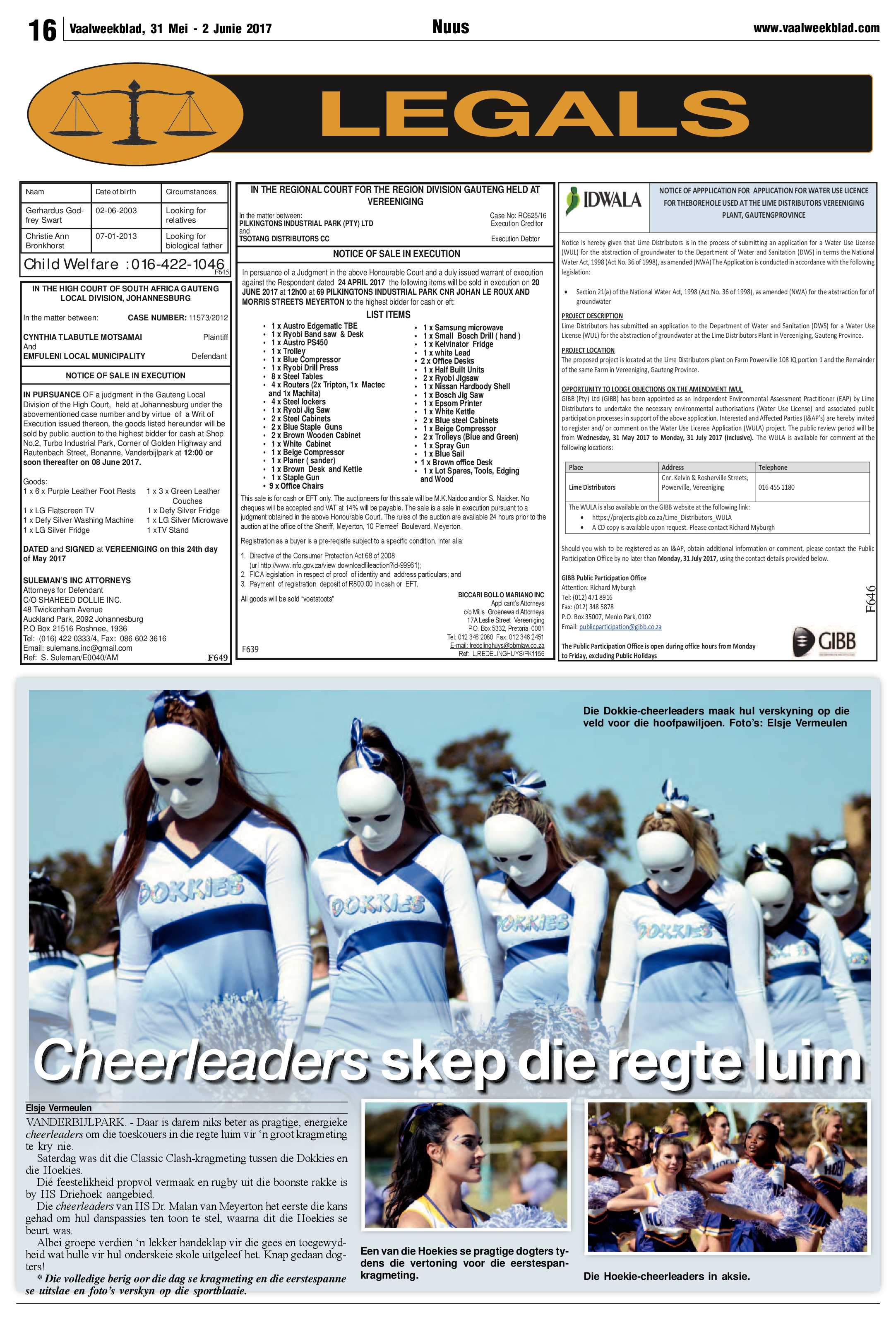 Vaalweekblad 30 Mei – 2 Junie 2017 page 16