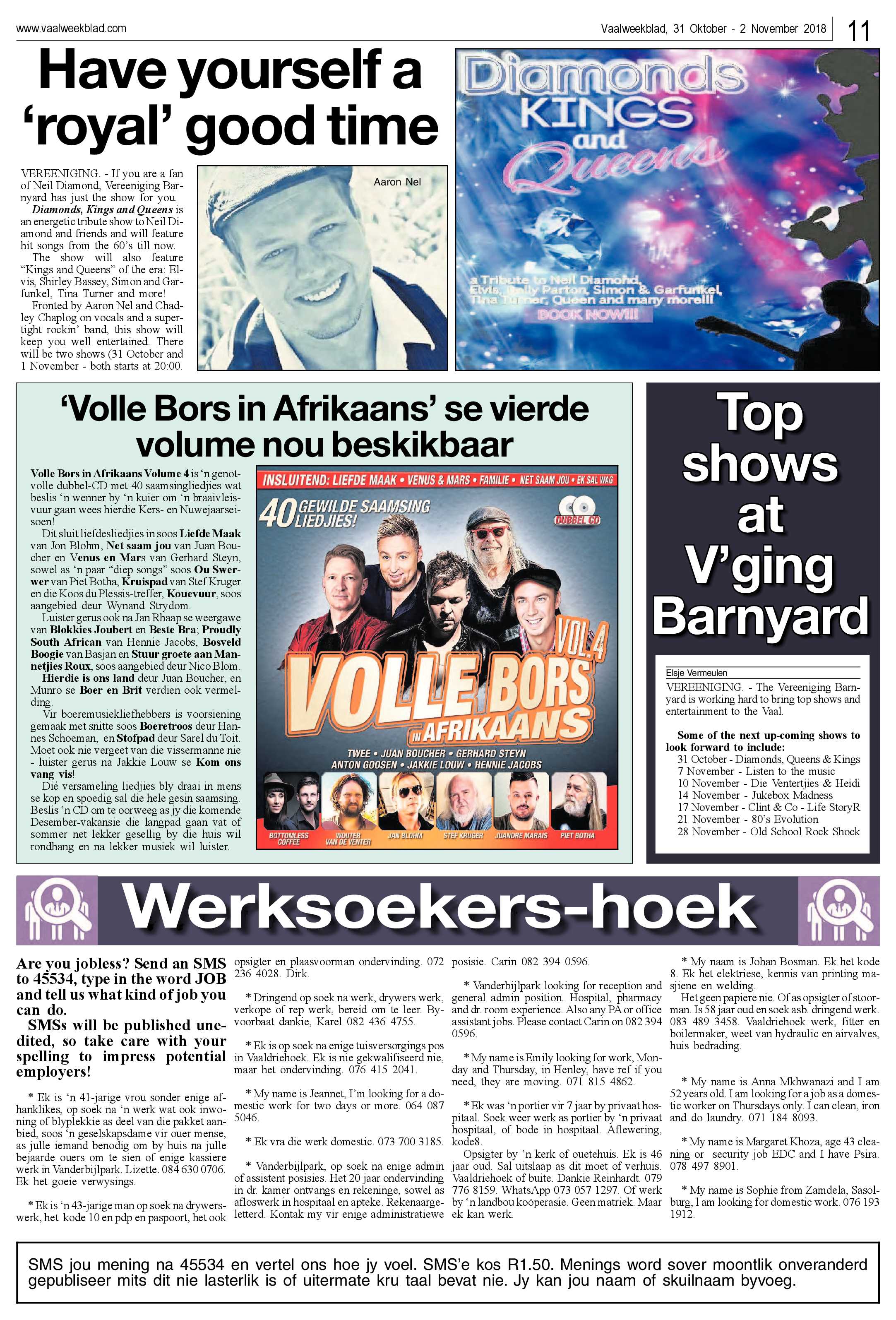 Vaalweekblad 31 Oktober – 2 November 2018 page 11