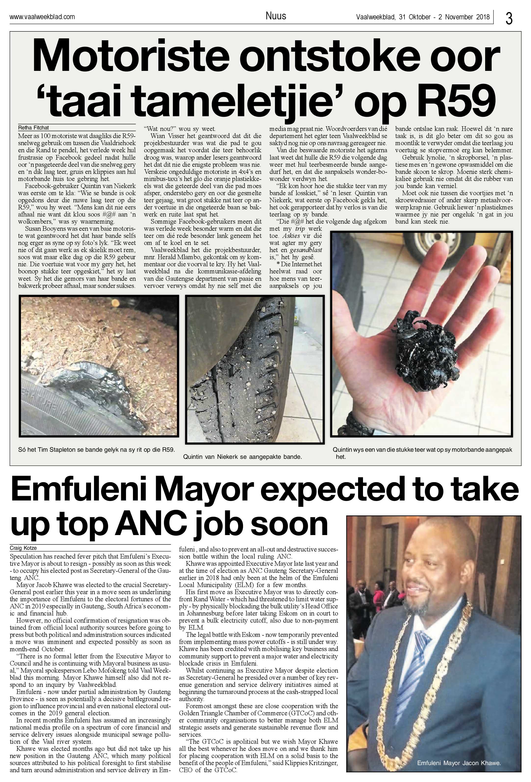 Vaalweekblad 31 Oktober – 2 November 2018 page 3