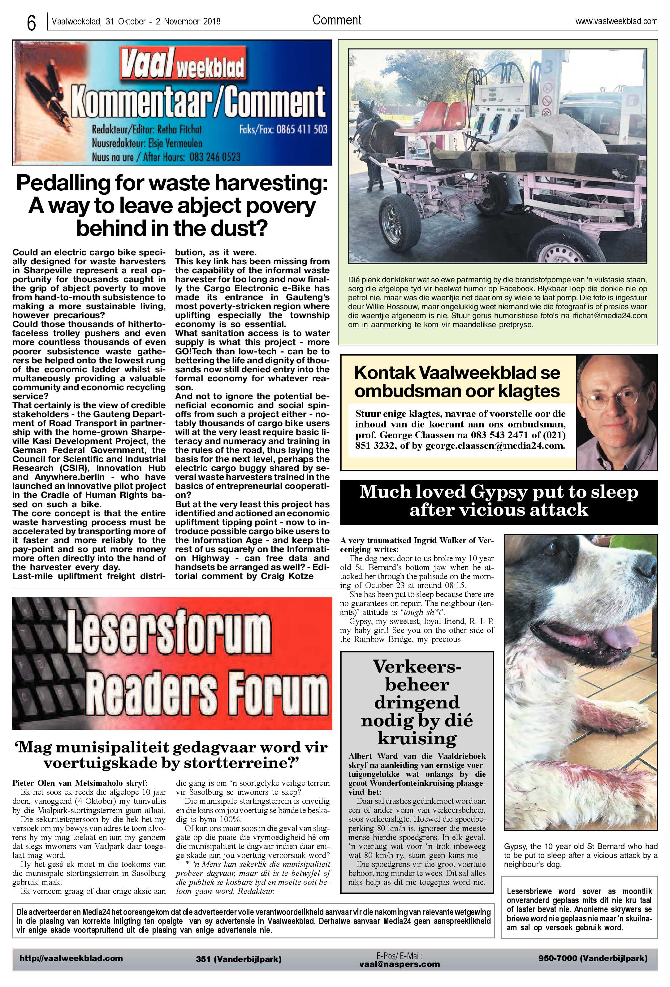 Vaalweekblad 31 Oktober – 2 November 2018 page 6