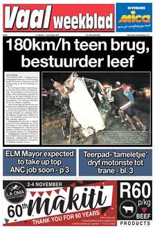 Vaalweekblad 31 Oktober – 2 November 2018