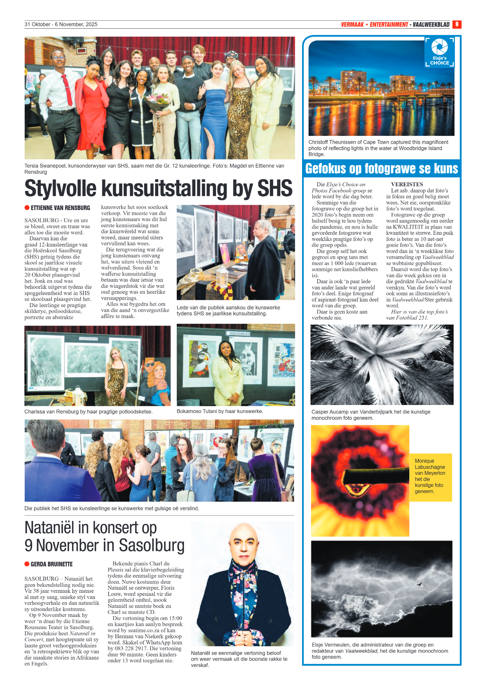 Vaalweekblad 31 Oktober – 6 November, 2025 page 9
