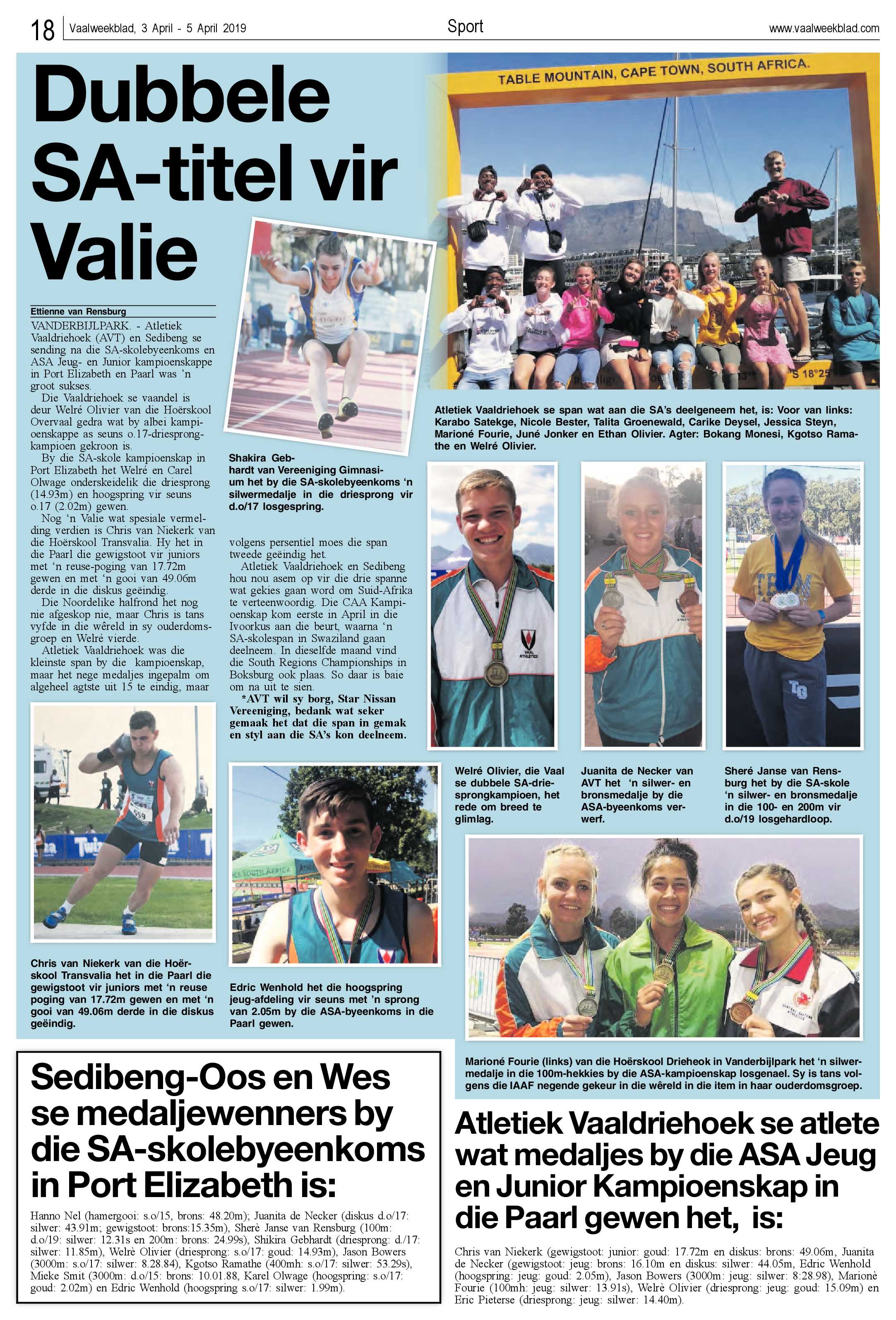 Vaalweekblad 3 – 5 April 2019 page 18