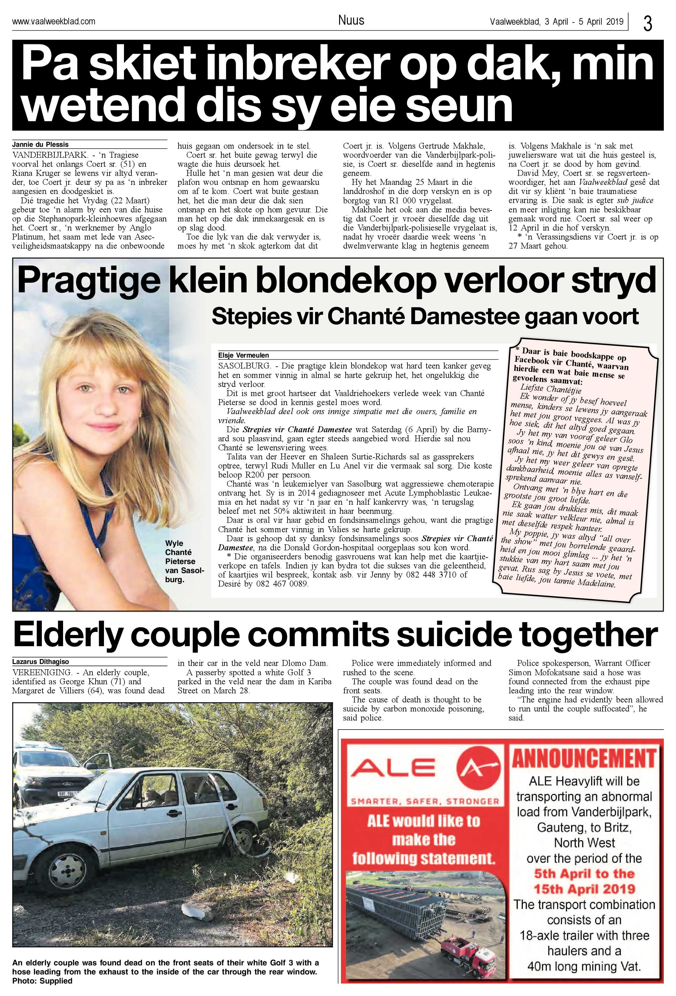 Vaalweekblad 3 – 5 April 2019 page 3