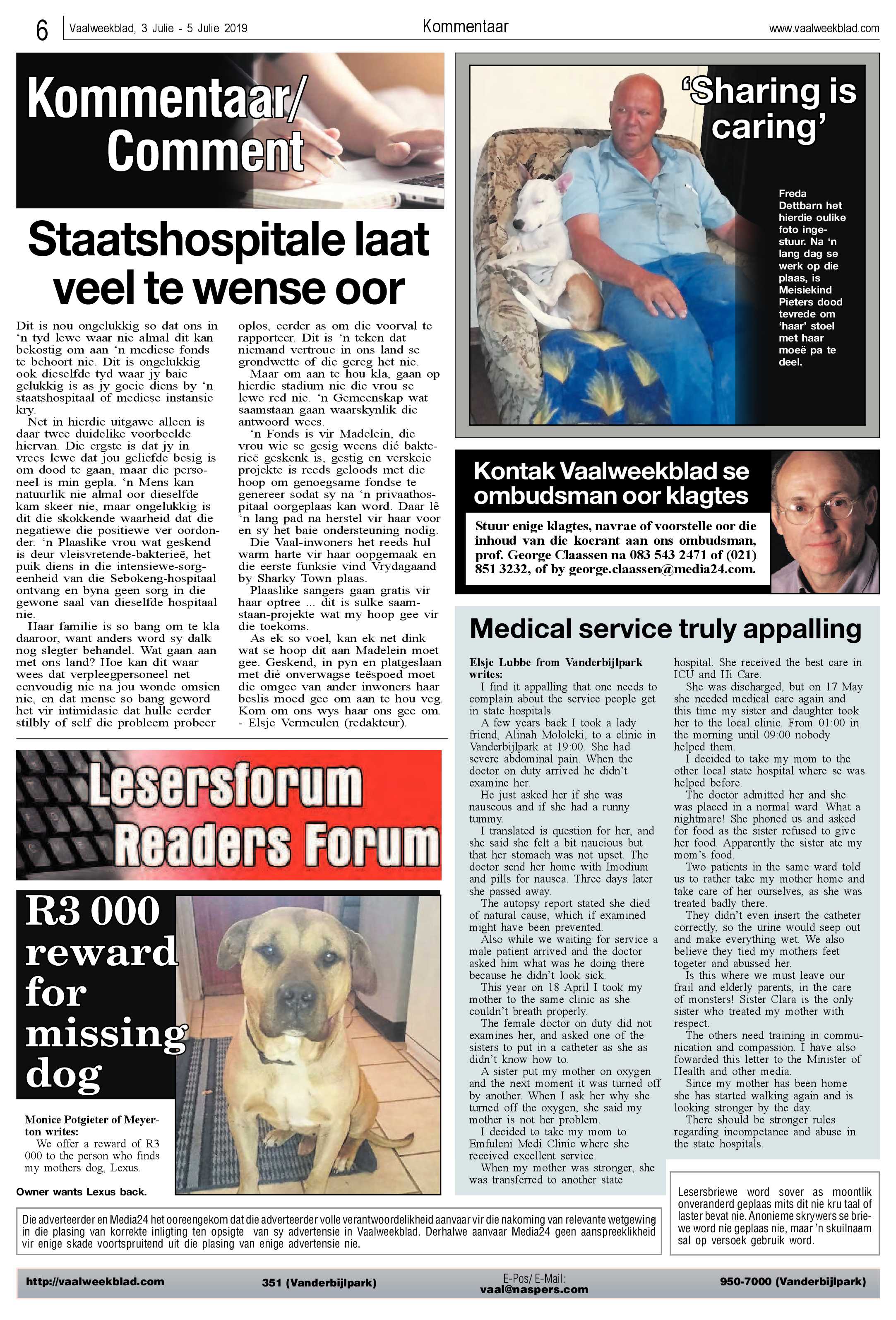Vaalweekblad 3 – 5 Julie 20-19 page 6