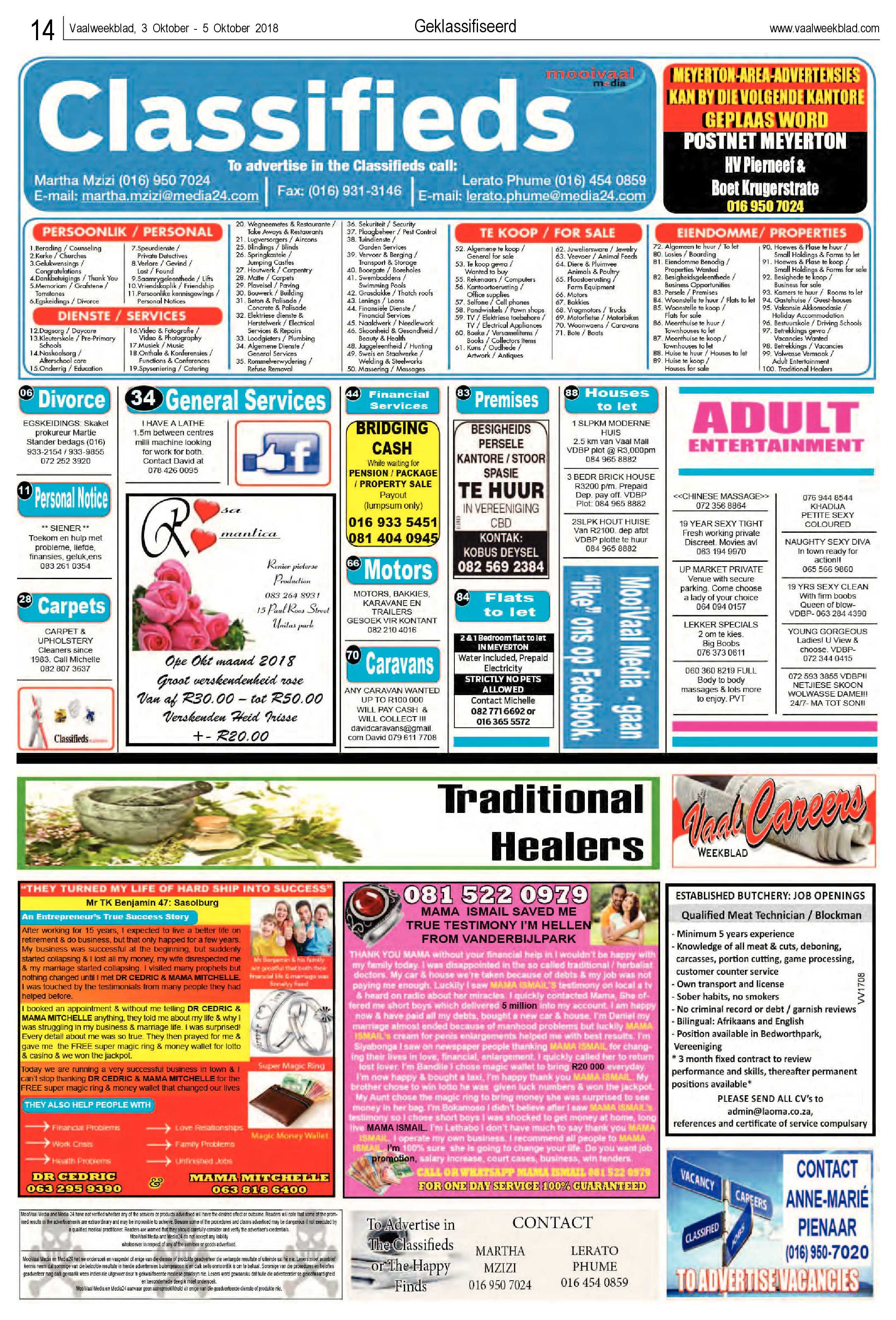 Vaalweekblad 3 – 5 Oktober 2018 page 14