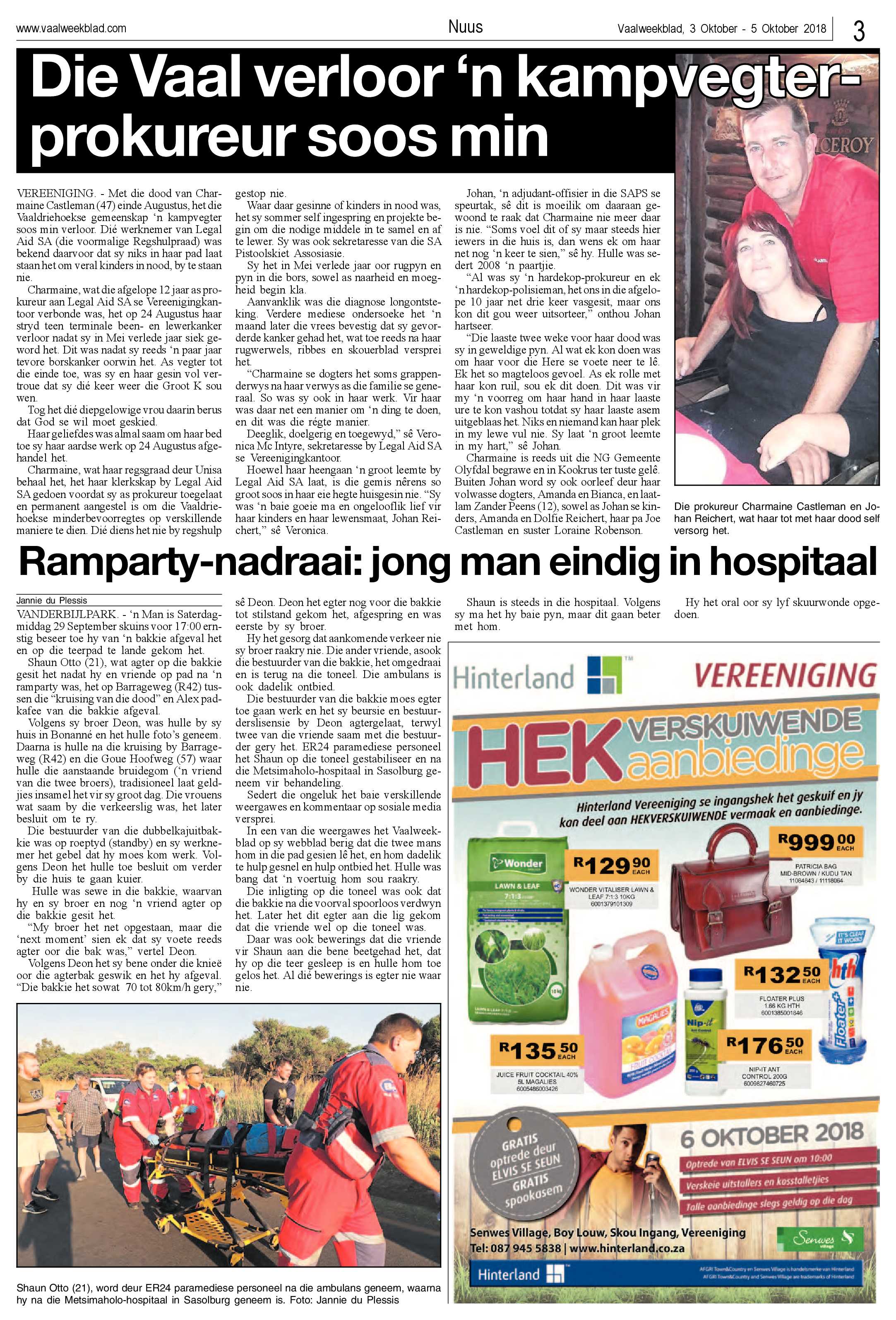 Vaalweekblad 3 – 5 Oktober 2018 page 3