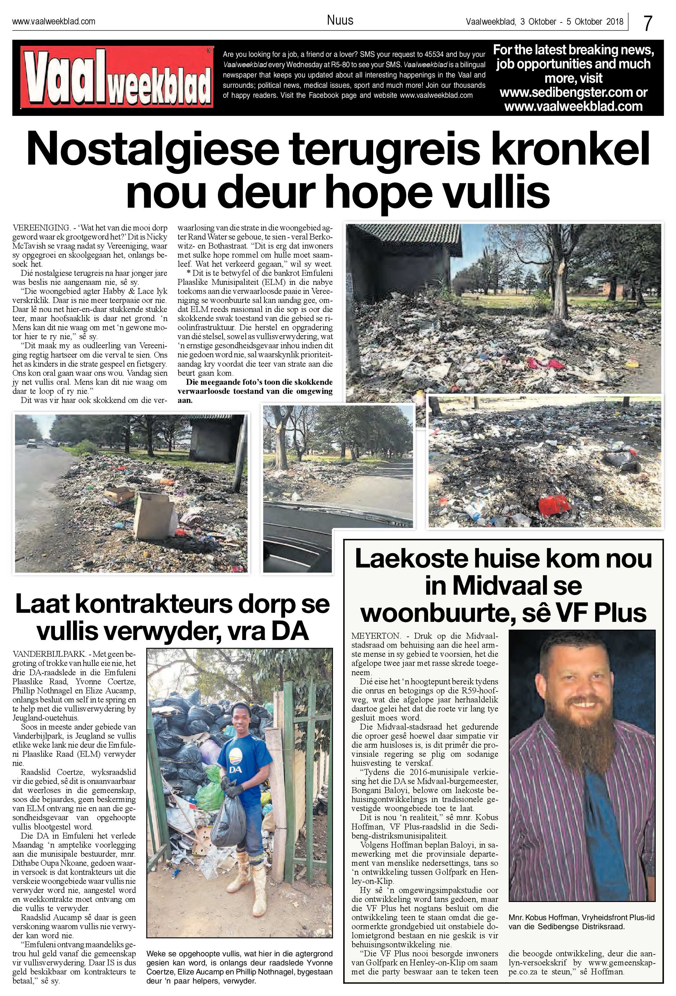 Vaalweekblad 3 – 5 Oktober 2018 page 7