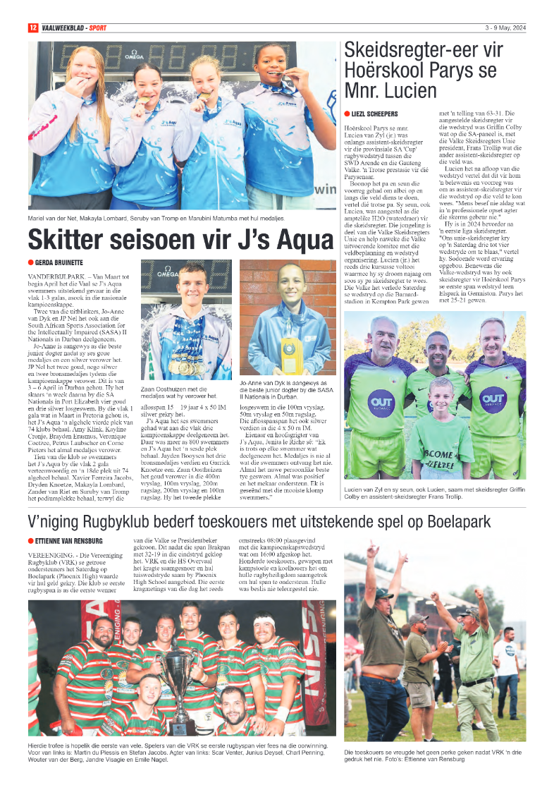Vaalweekblad 3 – 9 May, 2024 page 12