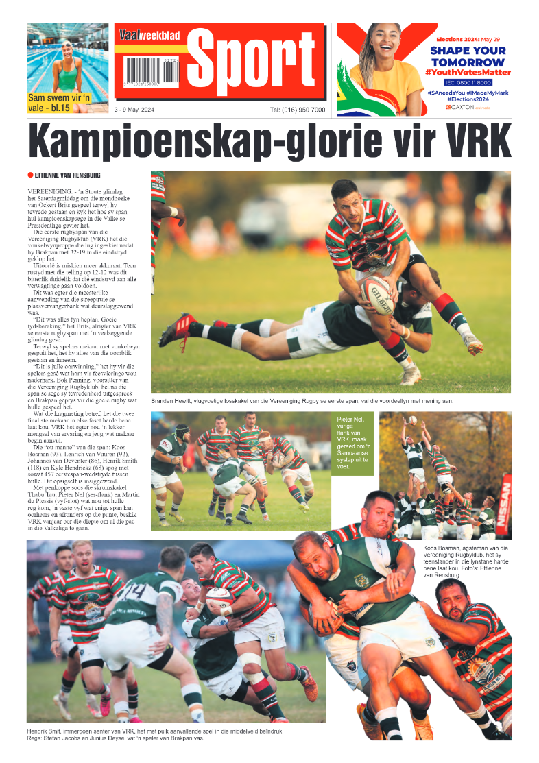 Vaalweekblad 3 – 9 May, 2024 page 16