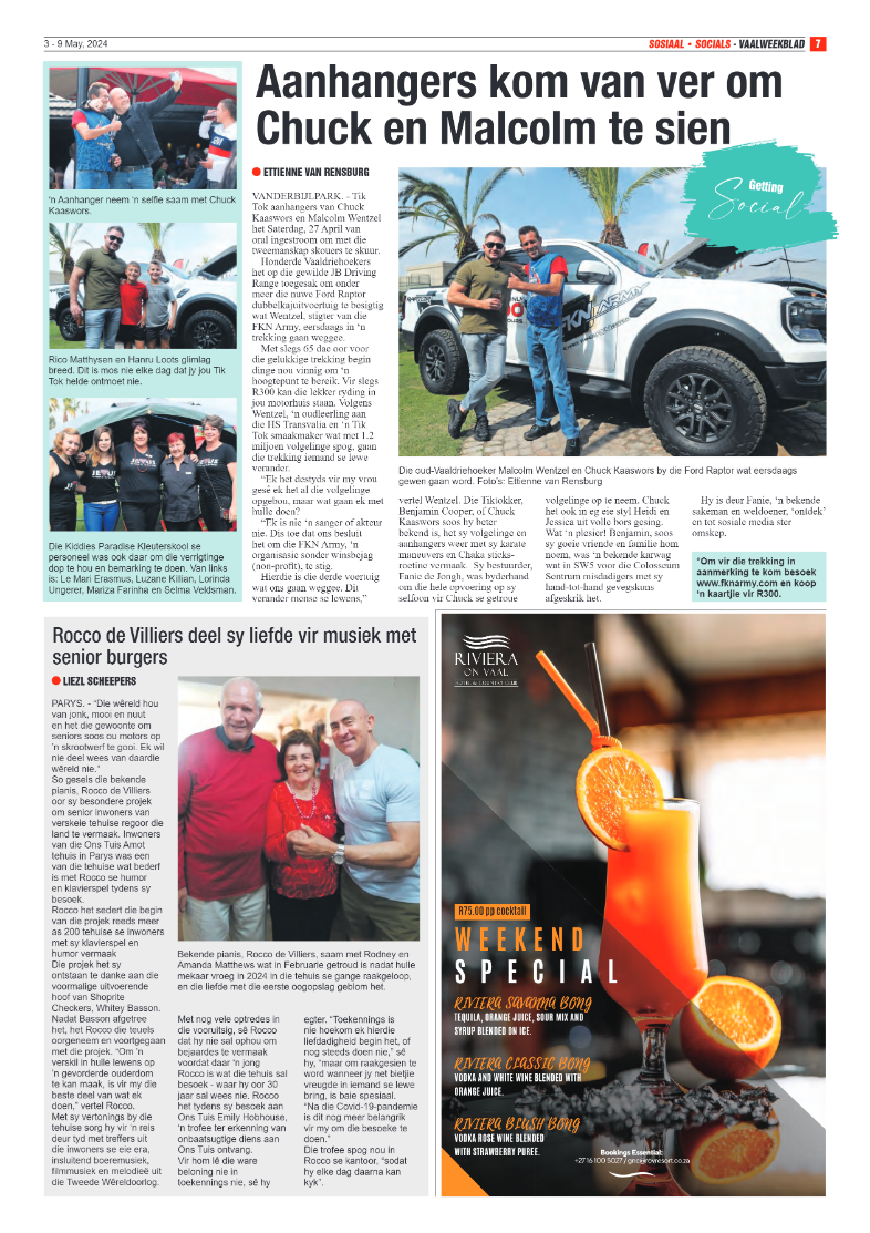 Vaalweekblad 3 – 9 May, 2024 page 7