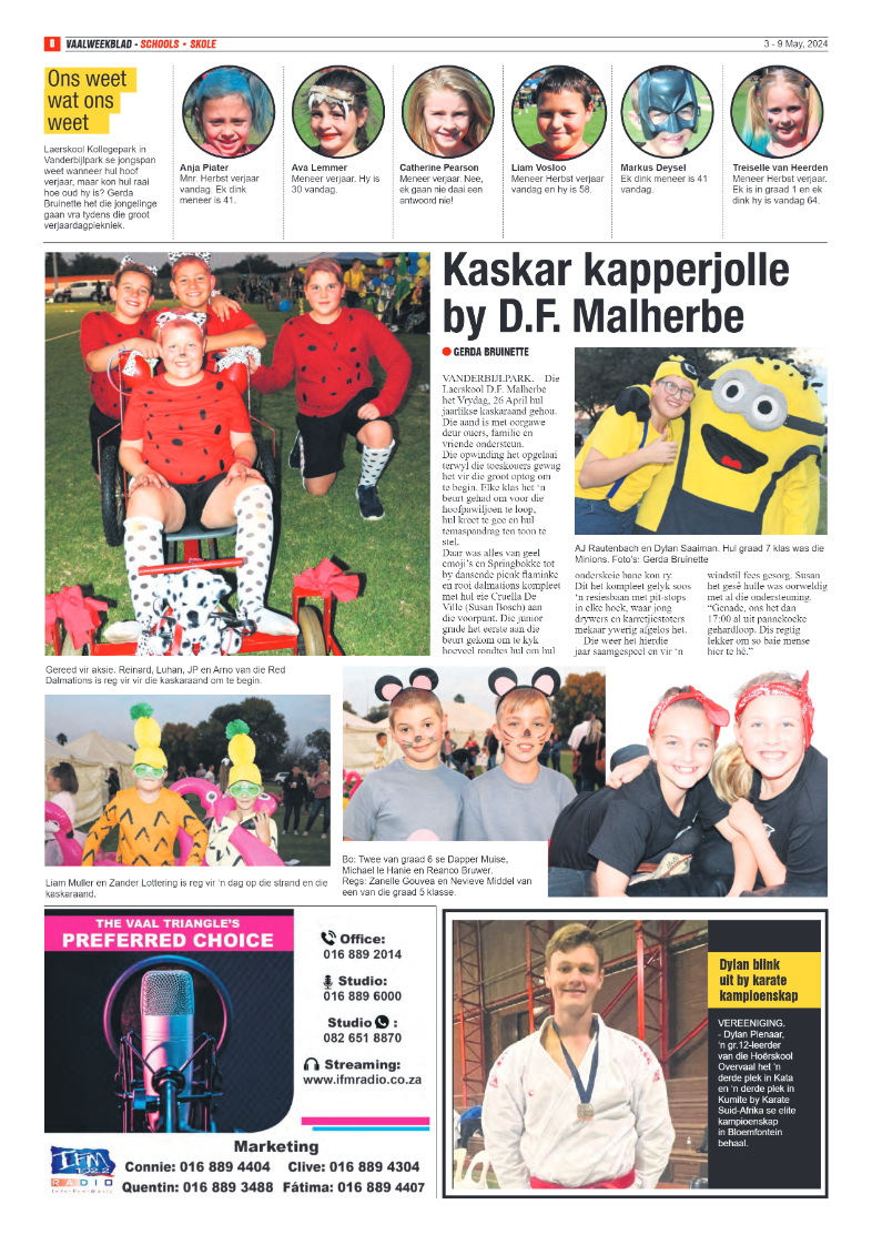 Vaalweekblad 3 – 9 May, 2024 page 8