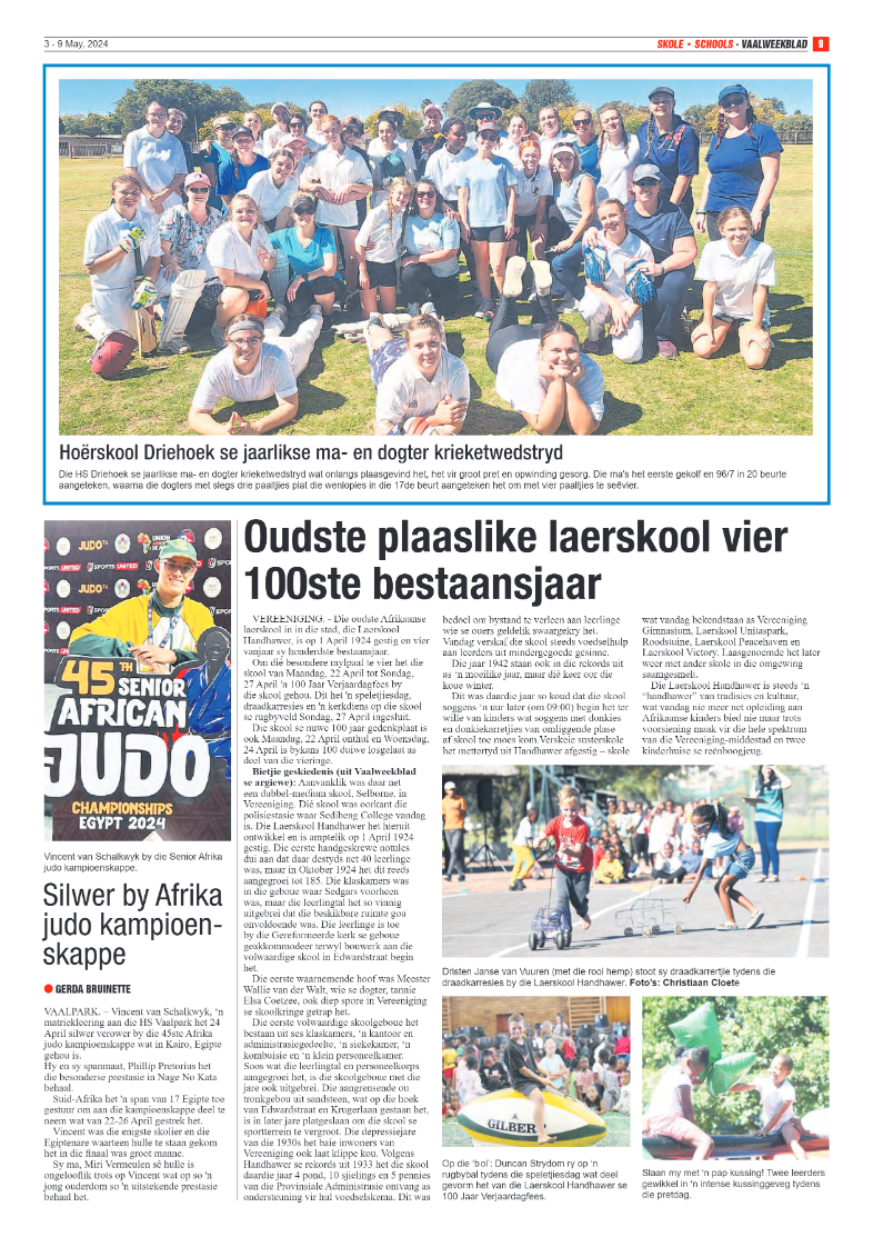 Vaalweekblad 3 – 9 May, 2024 page 9