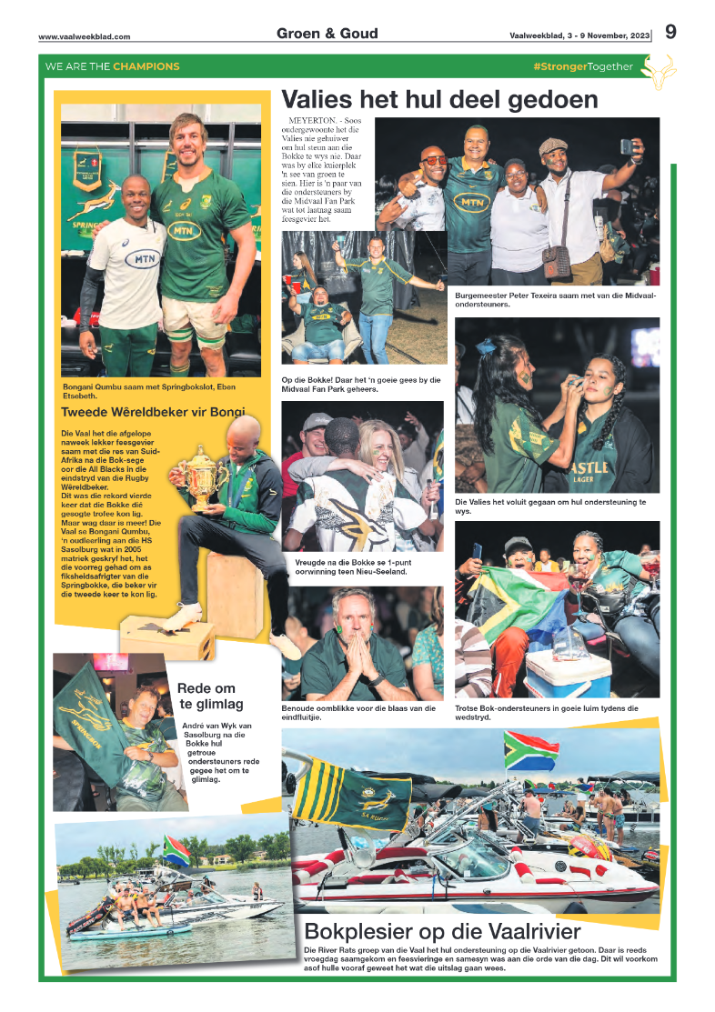 Vaalweekblad, 3 – 9 November, 2023 page 9