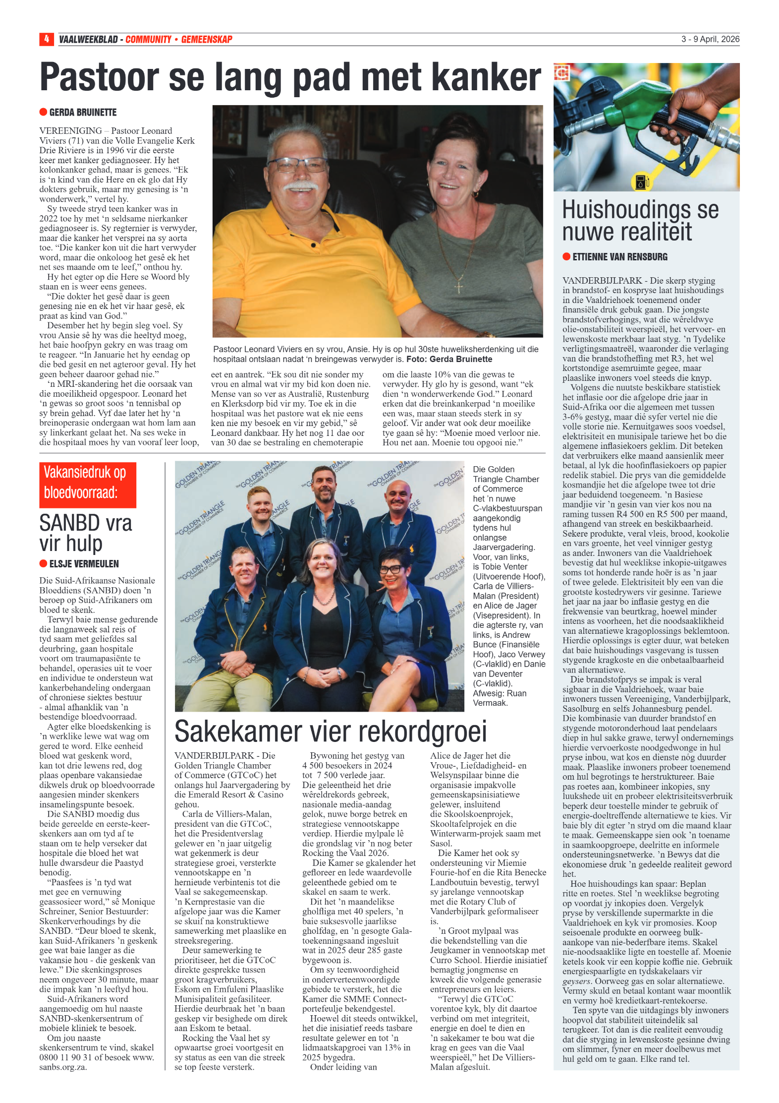 Vaalweekblad – 3 April 2026 page 4