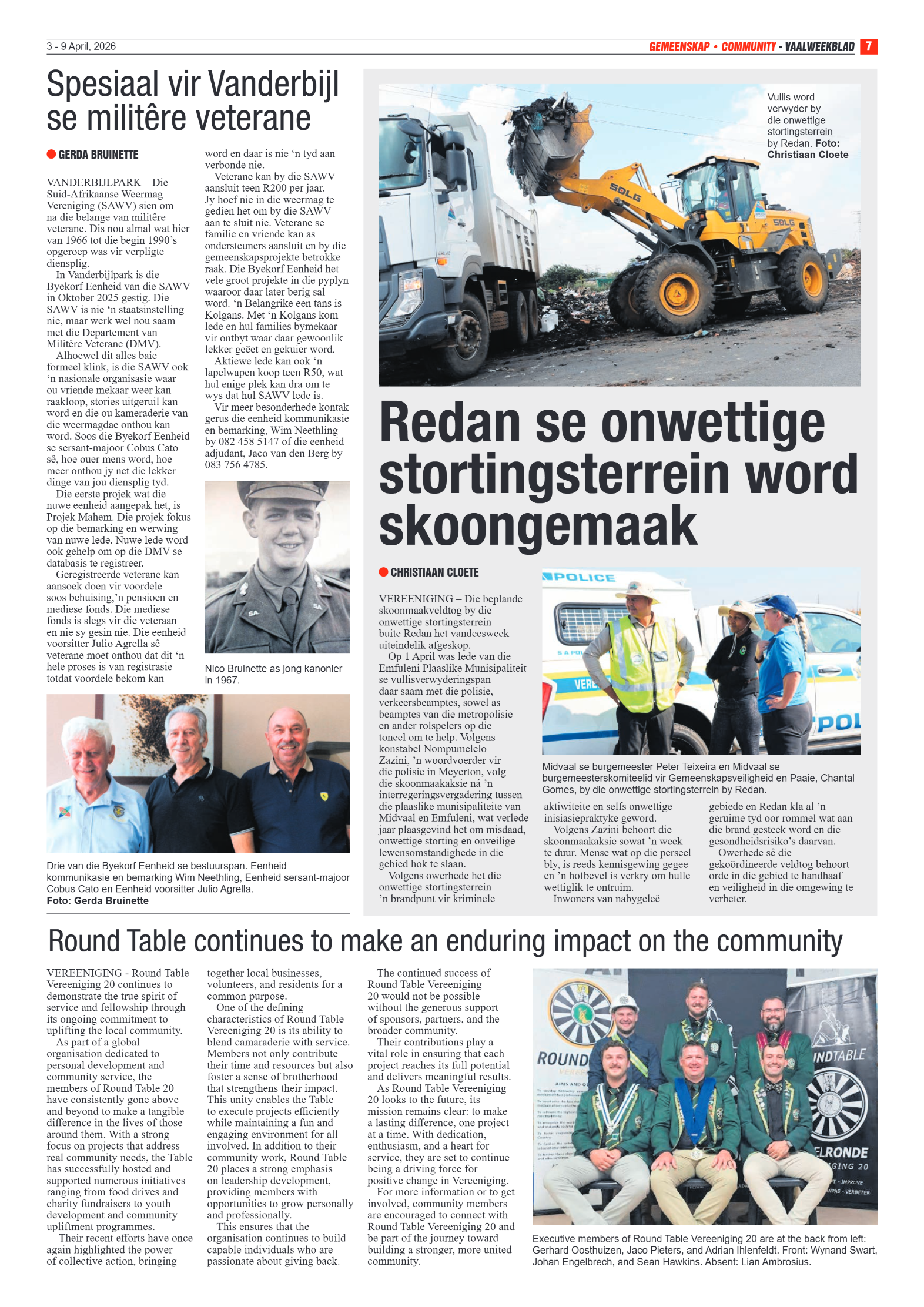Vaalweekblad – 3 April 2026 page 7