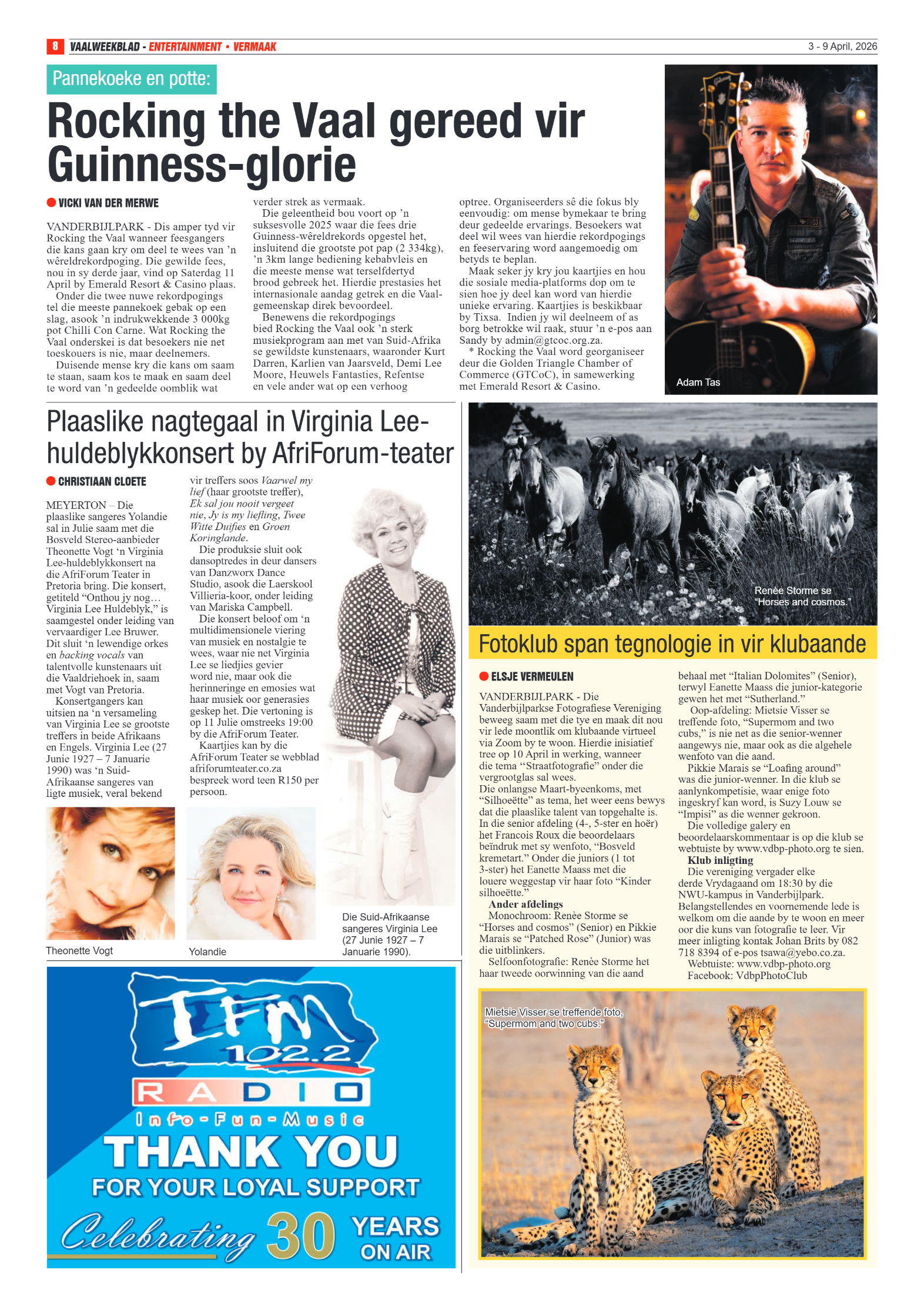 Vaalweekblad – 3 April 2026 page 8