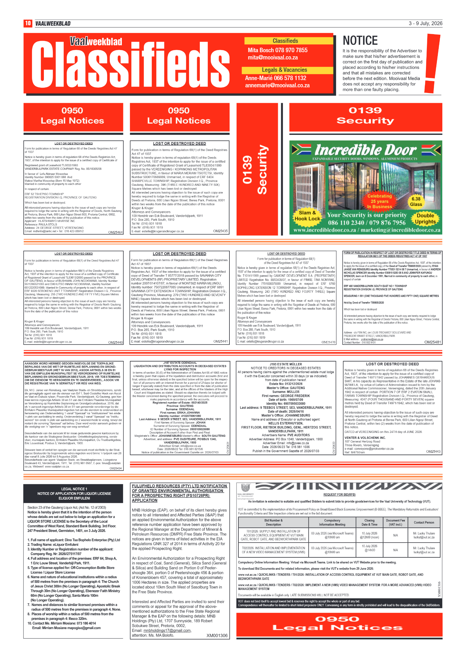 Vaalweekblad – 3 Julie 2026 page 10