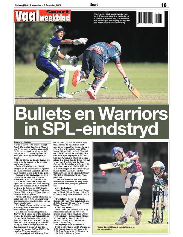 Vaalweekblad 3 November – 5 November 2021 page 16