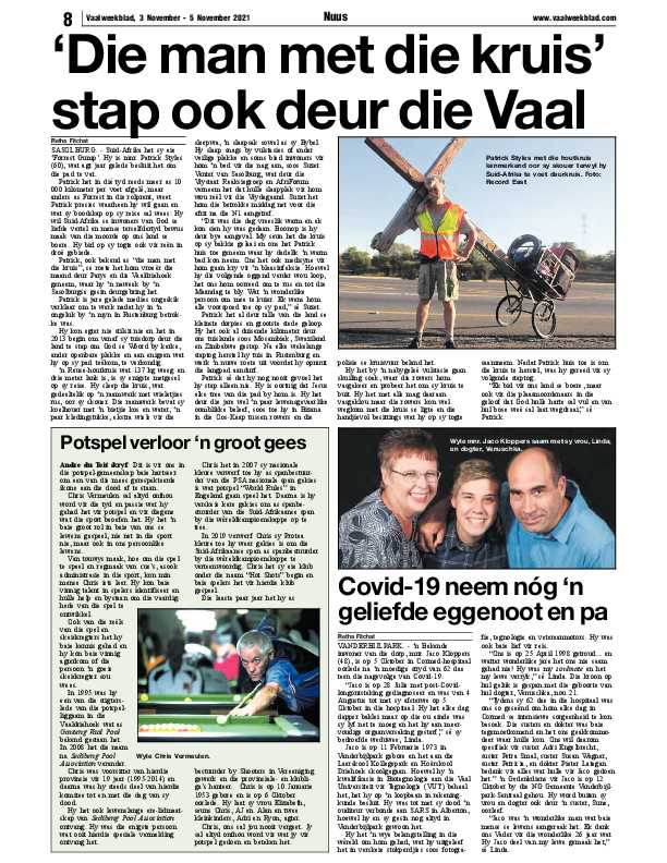 Vaalweekblad 3 November – 5 November 2021 page 6