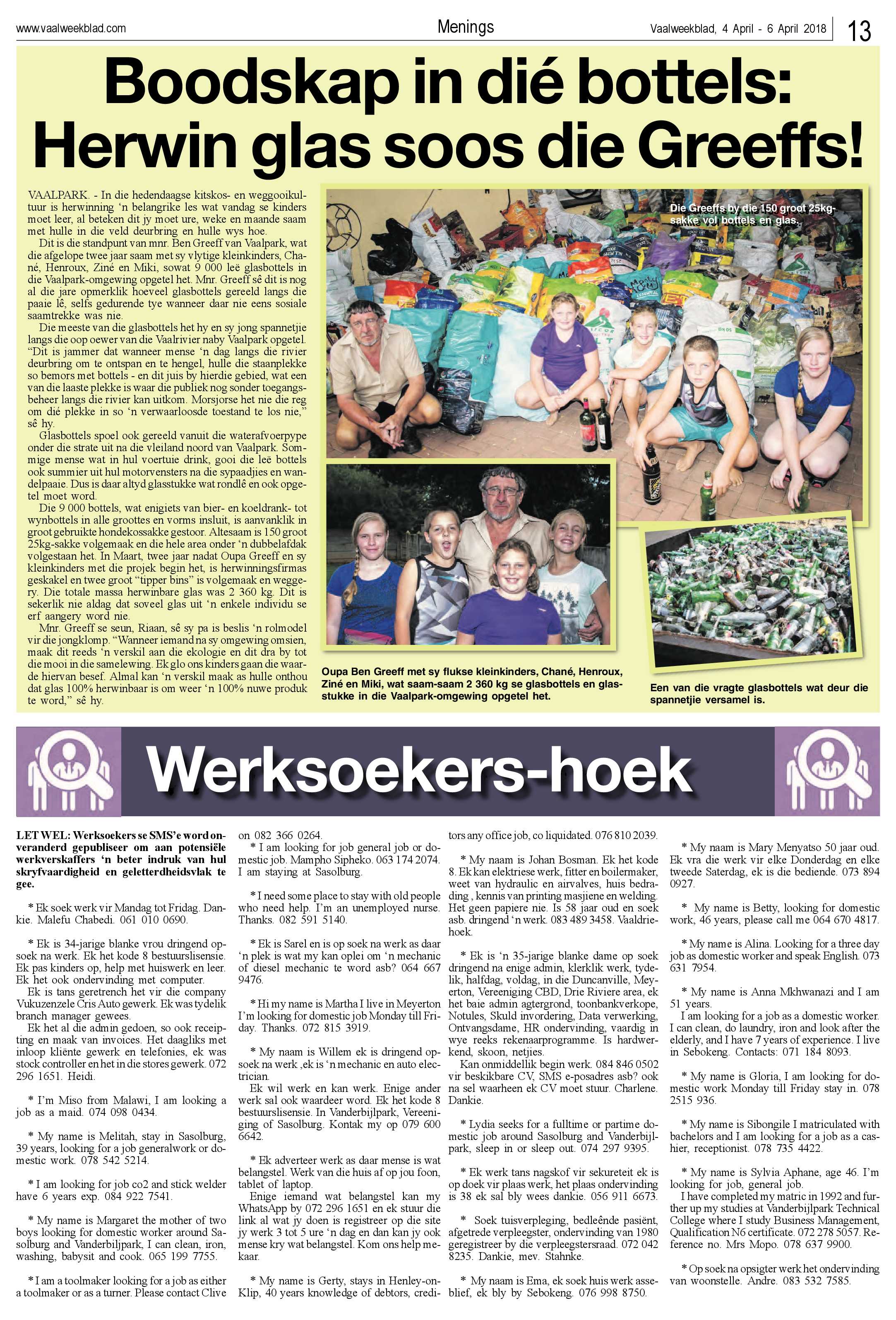 Vaalweekblad 4 – 6 April 2018 page 13
