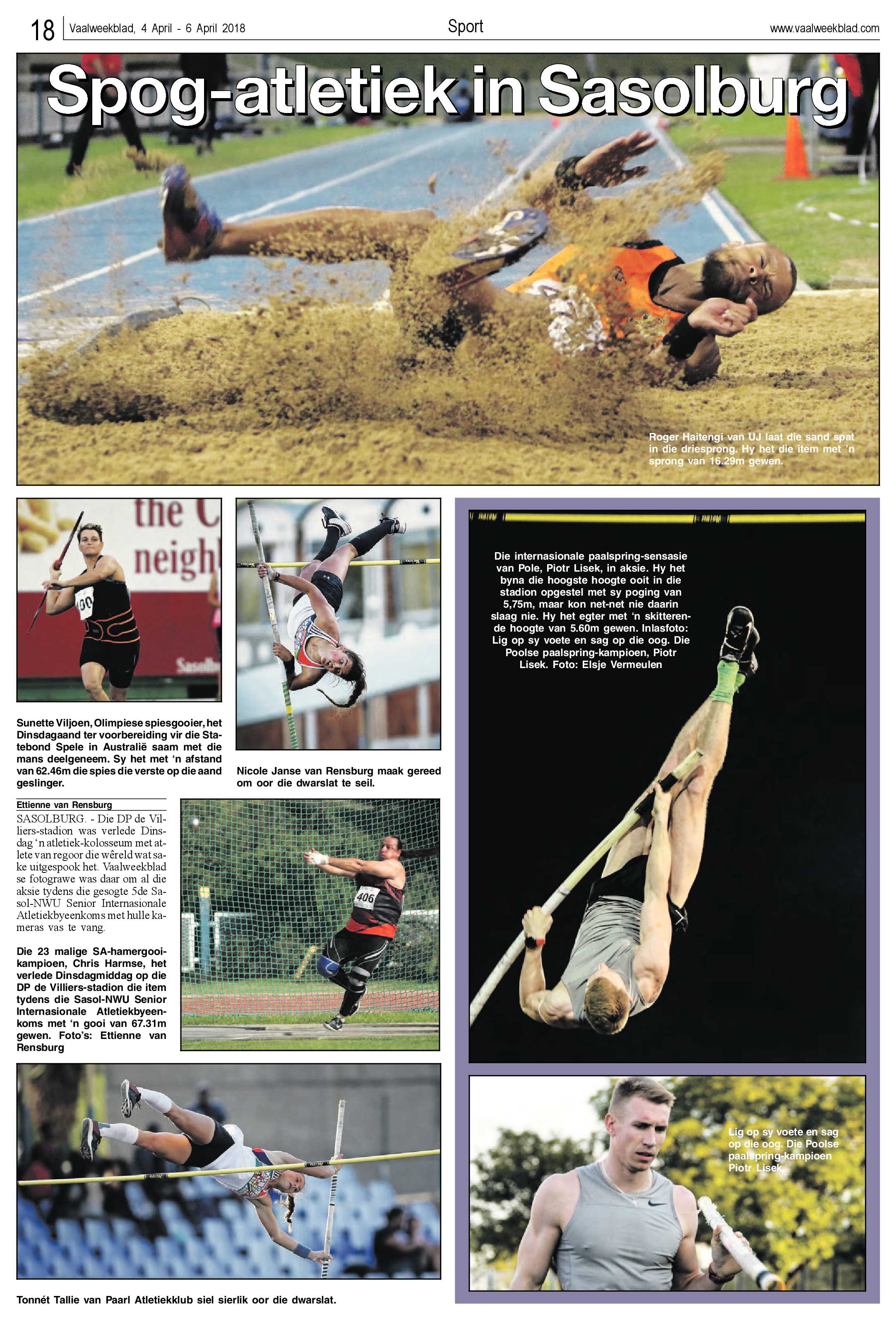 Vaalweekblad 4 – 6 April 2018 page 18