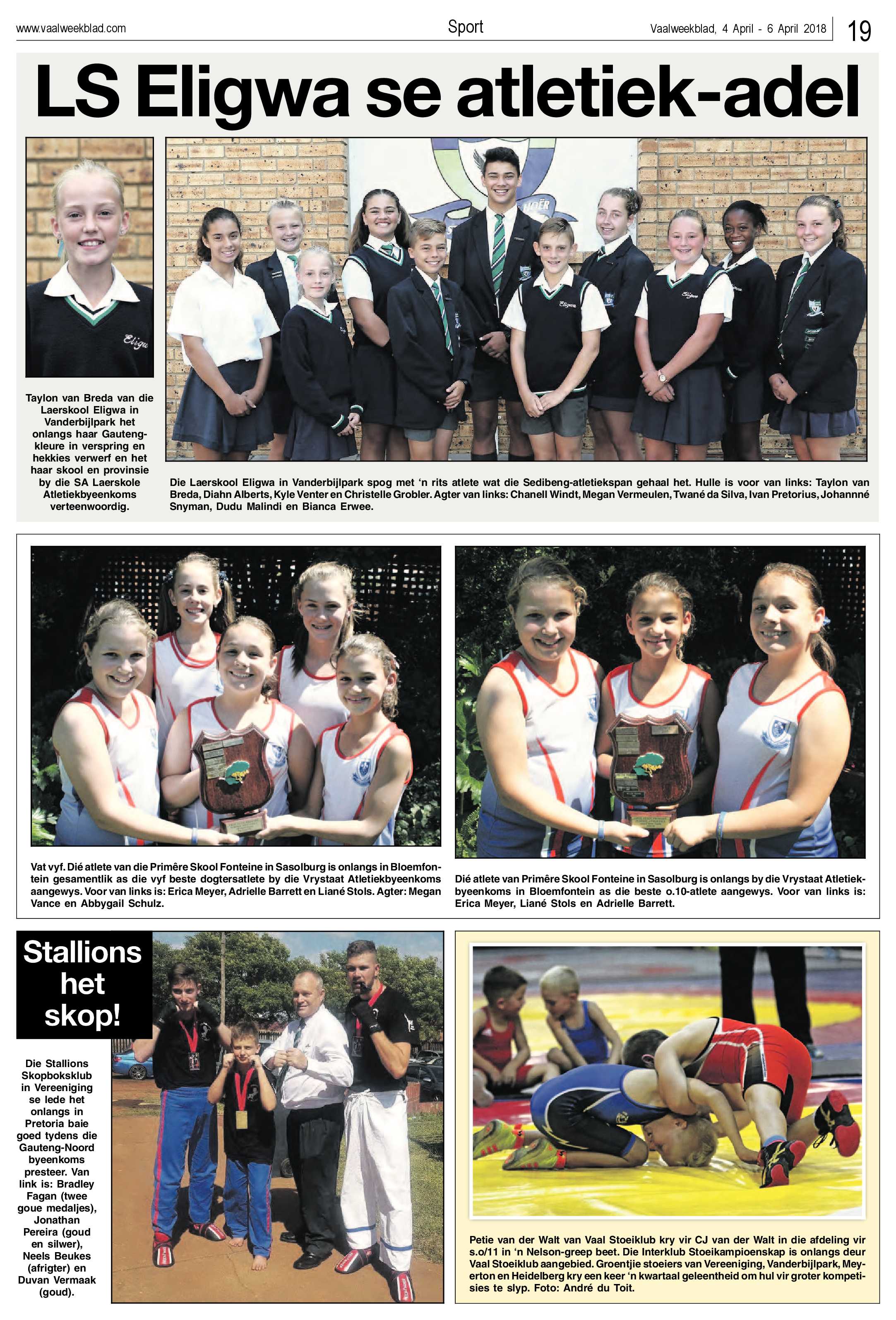 Vaalweekblad 4 – 6 April 2018 page 19