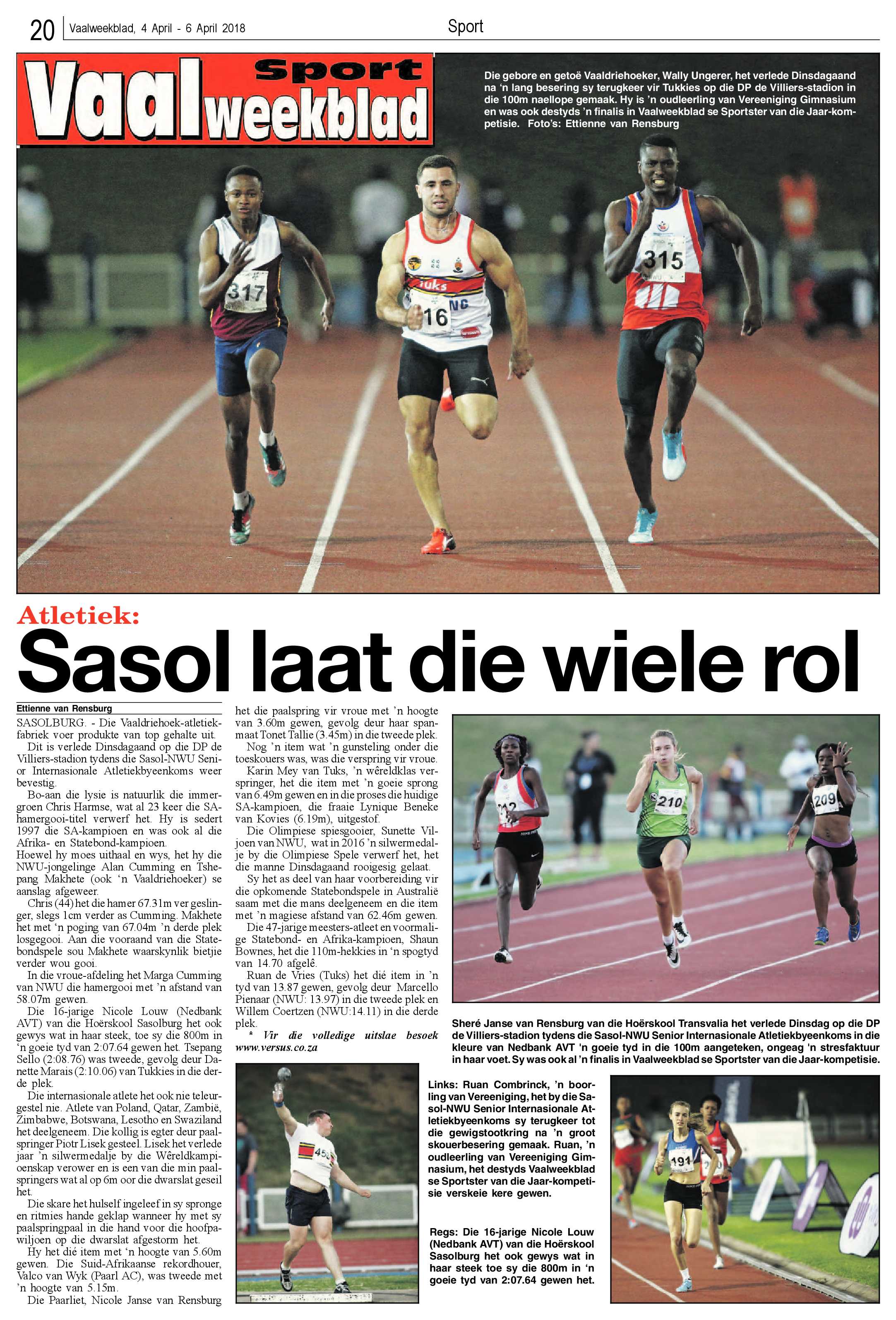 Vaalweekblad 4 – 6 April 2018 page 20
